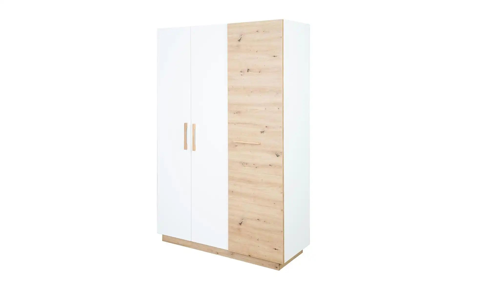 Roba Kleiderschrank Lion   ¦ weiß ¦ Maße (cm): B: 132 H: 200 Schränke > Kle günstig online kaufen