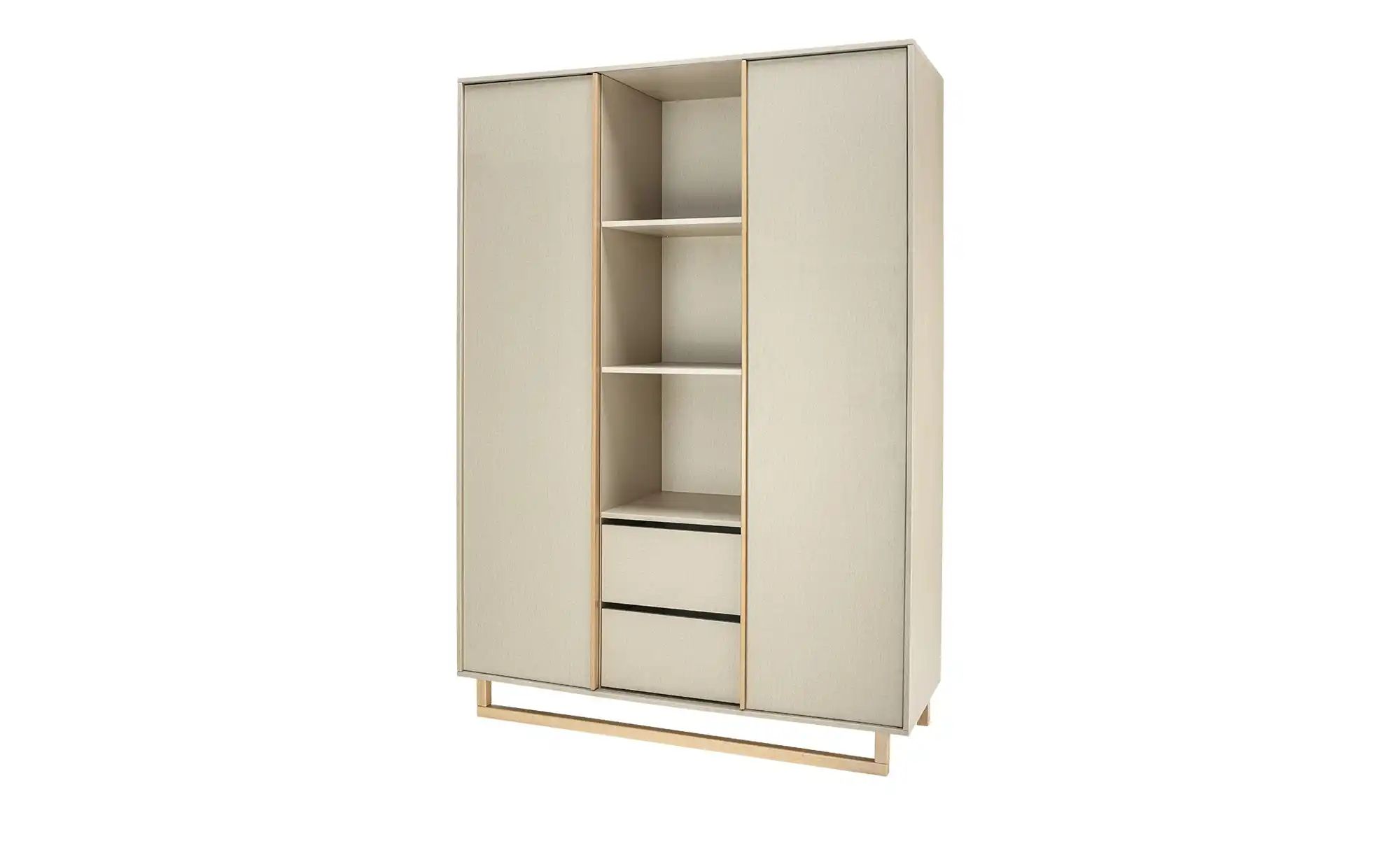 Kleiderschrank  Terry ¦ beige ¦ Holzwerkstoff ¦ Maße (cm): B: 134,5 H: 191 günstig online kaufen