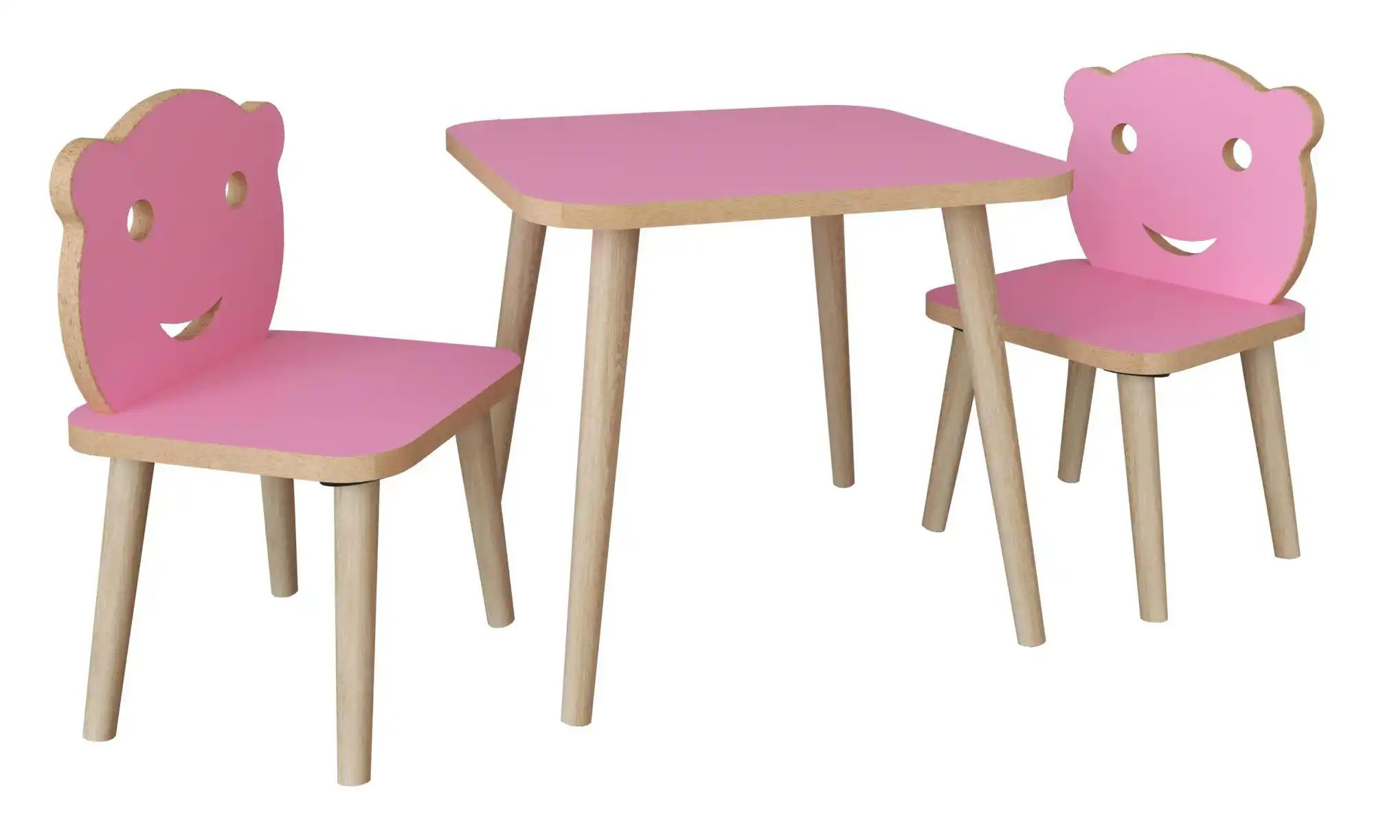 Kindersitzgruppe Set  LiLuLa ¦ rosa/pink ¦ Maße (cm): B: 110 H: 52 Kindermö günstig online kaufen