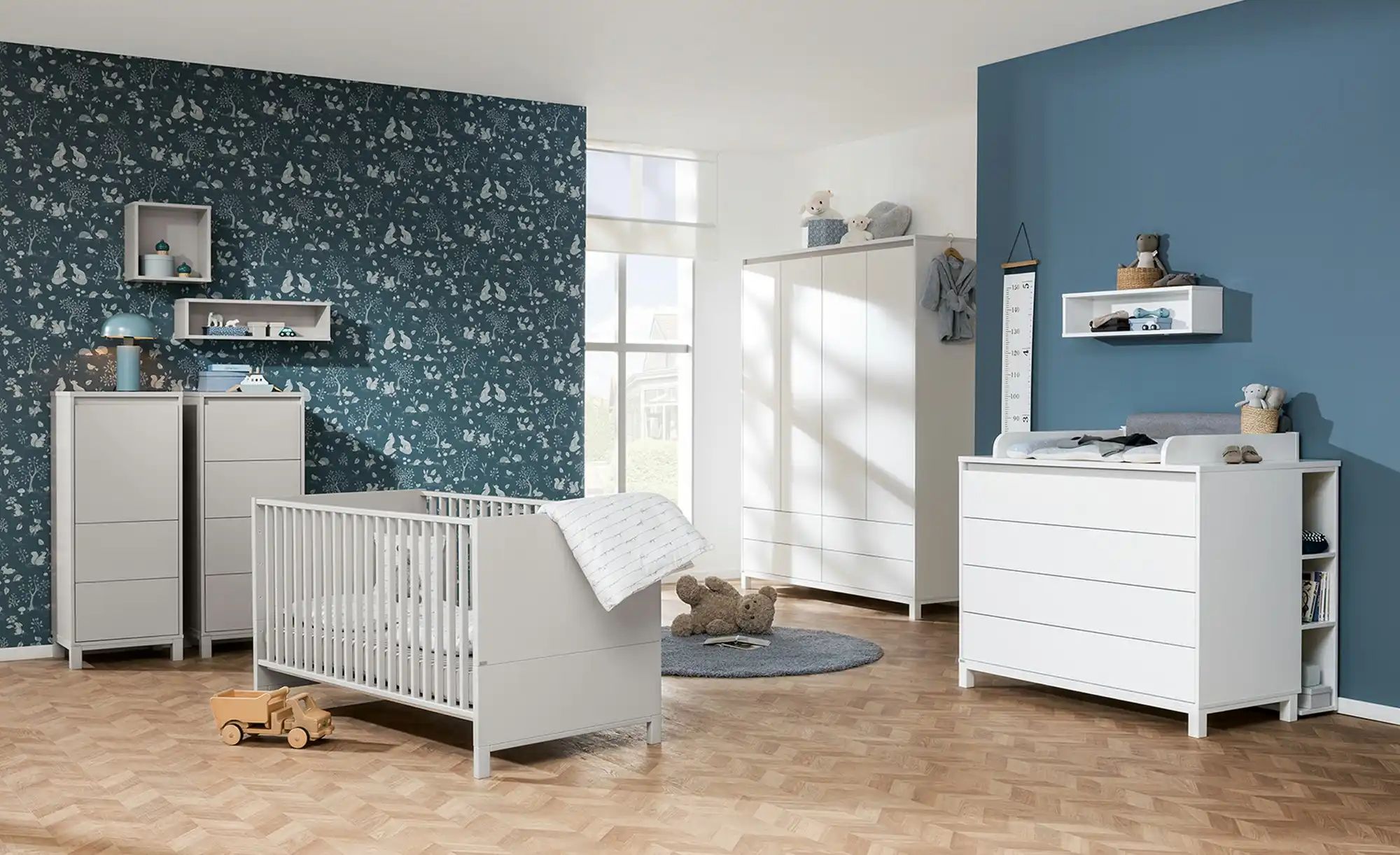PAIDI Babybett  Olli ¦ grau ¦ Maße (cm): B: 76,2 H: 83,3 Baby > Babymöbel > günstig online kaufen