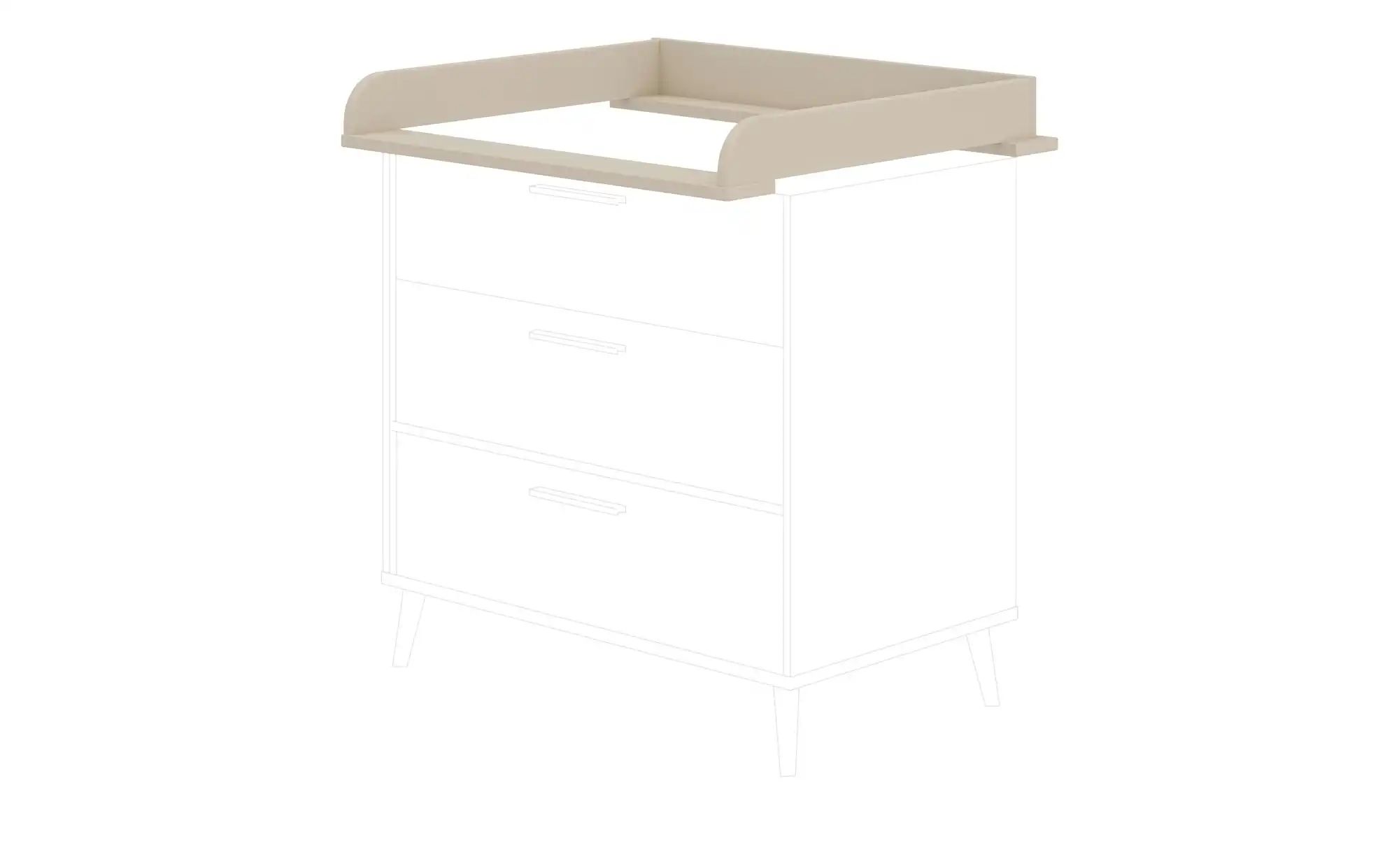 PAIDI Wickelaufsatz  Eefje ¦ beige ¦ Maße (cm): B: 94,8 H: 12,5 T: 79.9 Bab günstig online kaufen