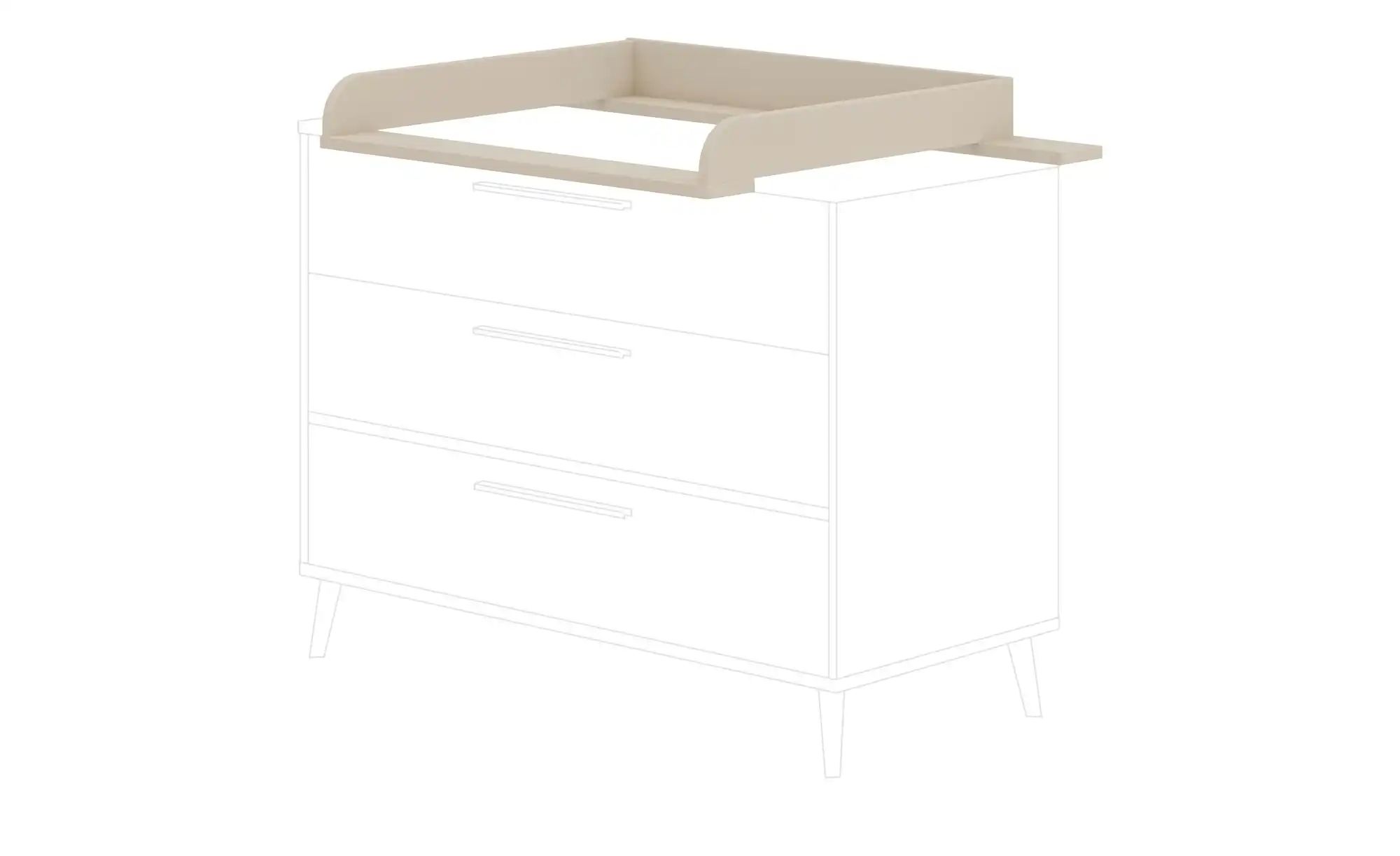 PAIDI Wickelaufsatz  Eefje ¦ beige ¦ Maße (cm): B: 123,5 H: 12,5 T: 79.9 Ba günstig online kaufen