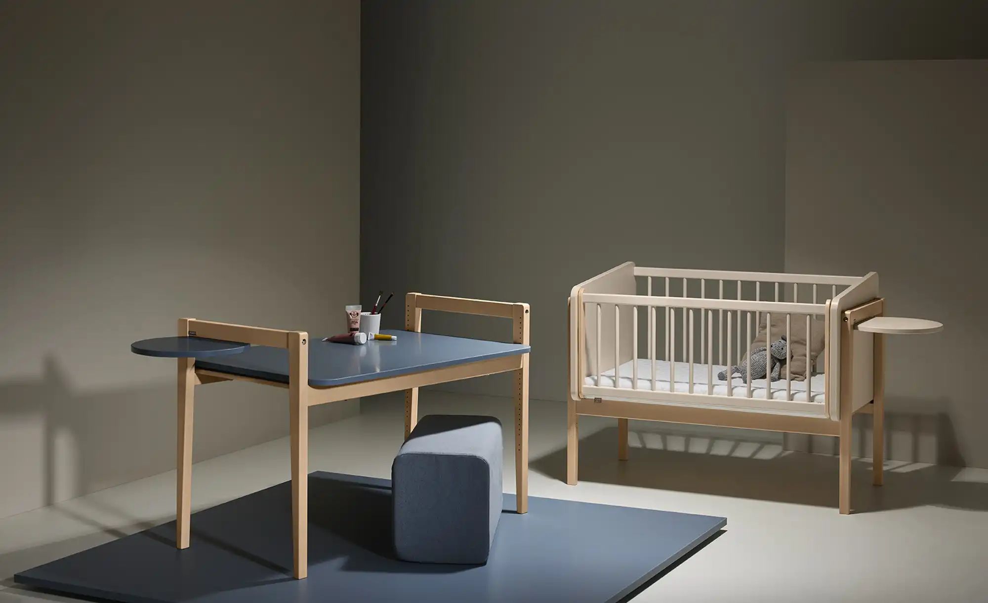 PAIDI Tischplatte  Little Cloud ¦ blau ¦ Maße (cm): B: 61 H: 1,6 T: 93.2 Ti günstig online kaufen