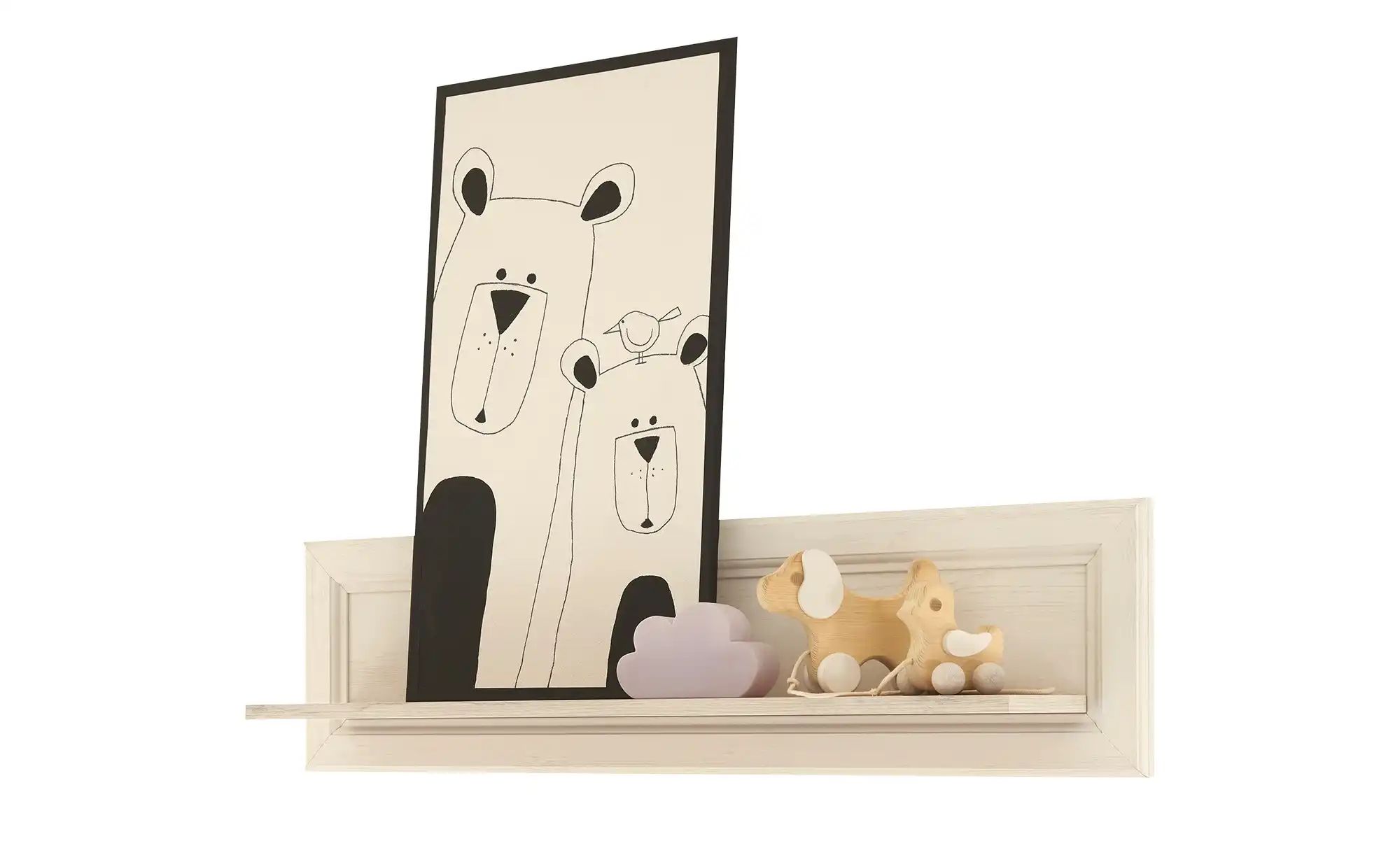 Wandboard  Varese ¦ holzfarben ¦ Maße (cm): B: 100 H: 26 T: 19.0 Kindermöbe günstig online kaufen