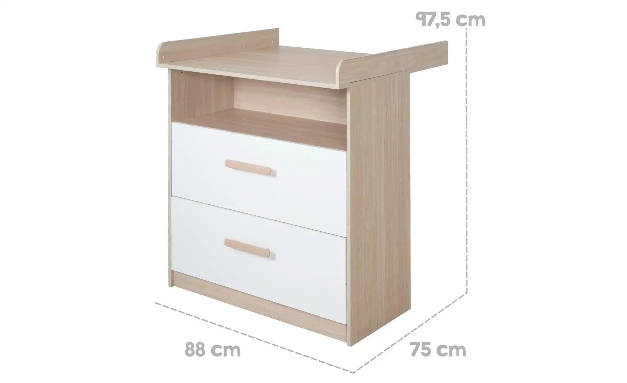 Roba Wickelkommode  Cabane ¦ weiß ¦ Maße (cm): B: 88 H: 97,5 Baby > Babymöb günstig online kaufen