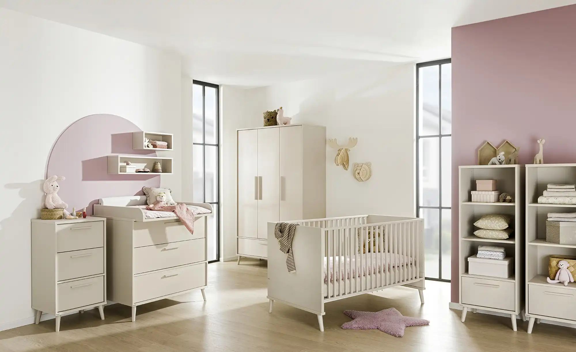 PAIDI Wickelkommode  Eefje ¦ beige ¦ Maße (cm): B: 94,8 H: 93,2 T: 57.1 Bab günstig online kaufen