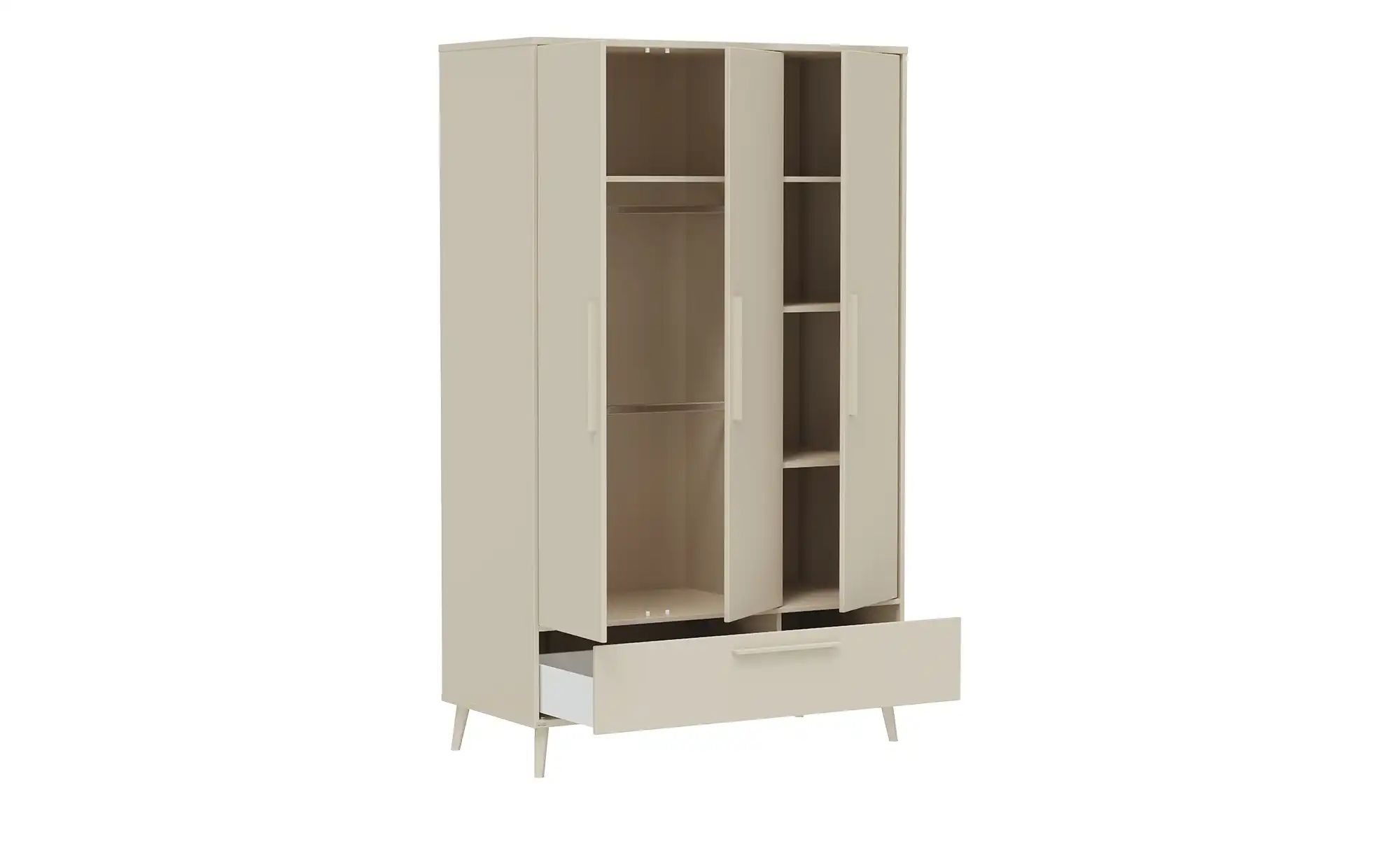 PAIDI Kleiderschrank  Eefje ¦ beige ¦ Maße (cm): B: 123,5 H: 203,5 T: 57.1 günstig online kaufen