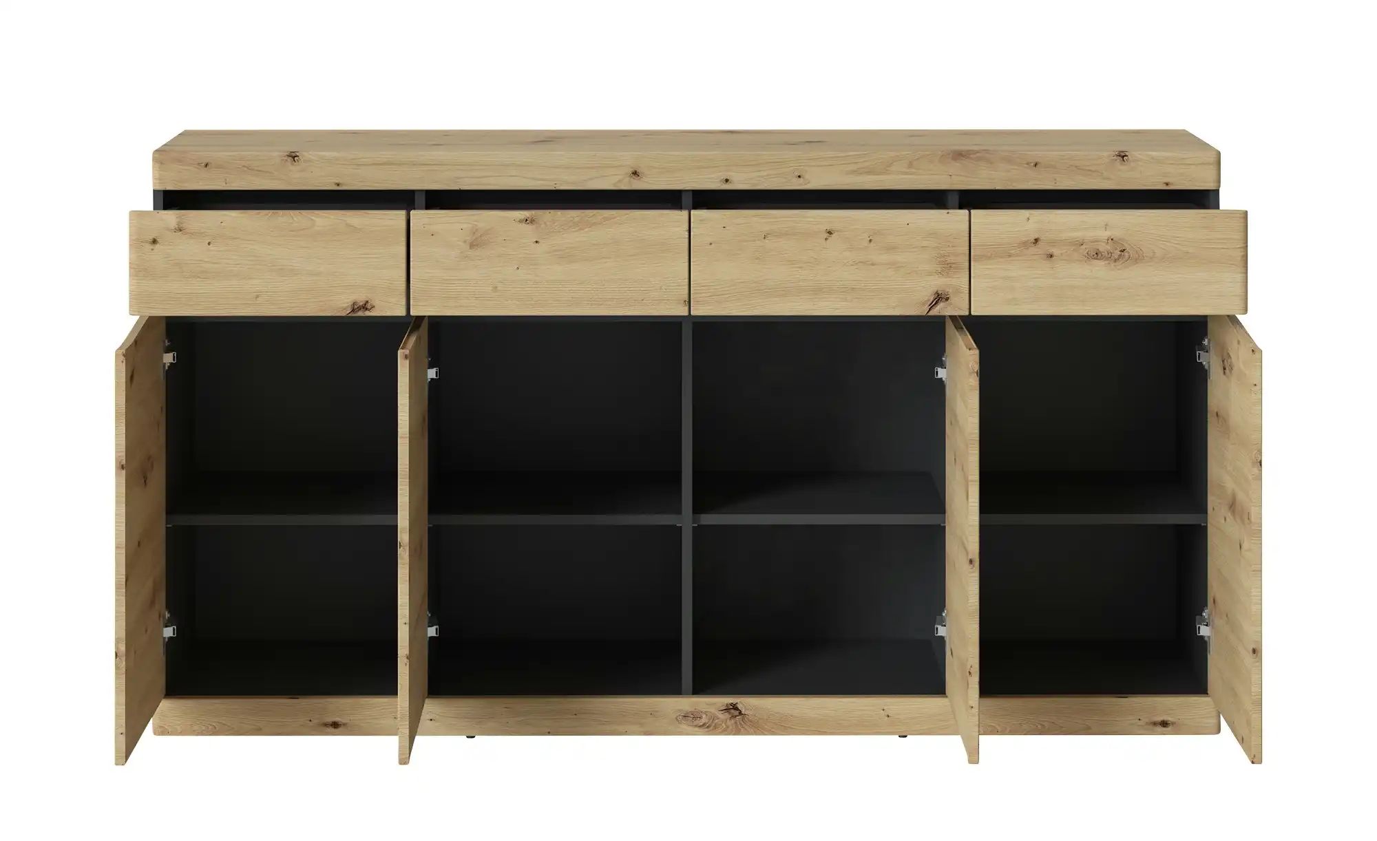 Sideboard  Turino Neo ¦ holzfarben ¦ Maße (cm): B: 168 H: 92,1 T: 39,9 Komm günstig online kaufen