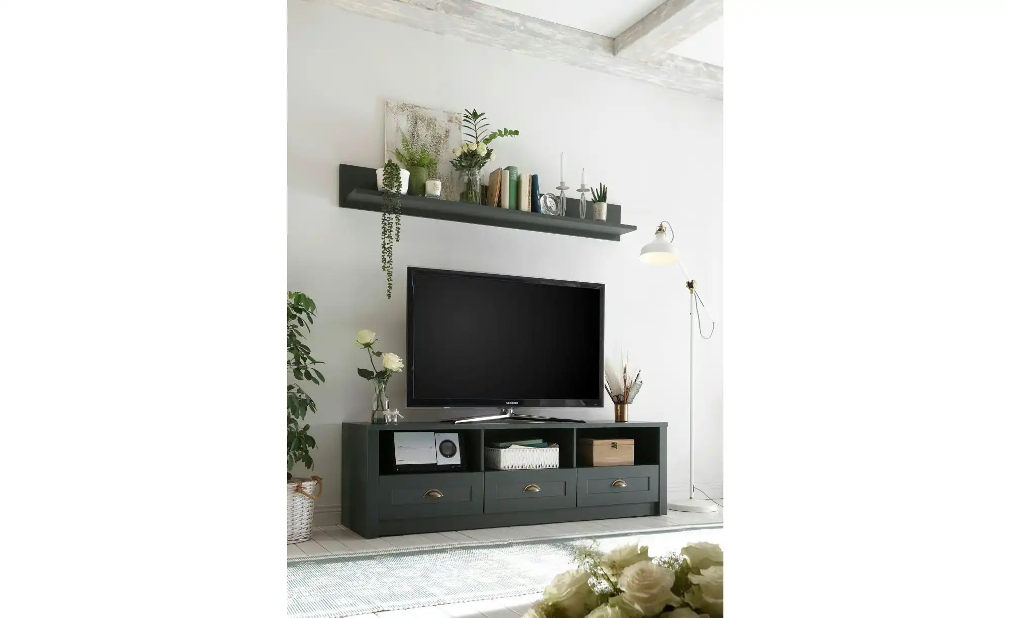 Lowboard  Verde ¦ grün ¦ Maße (cm): B: 158 H: 47 T: 43 Kommoden & Sideboard günstig online kaufen