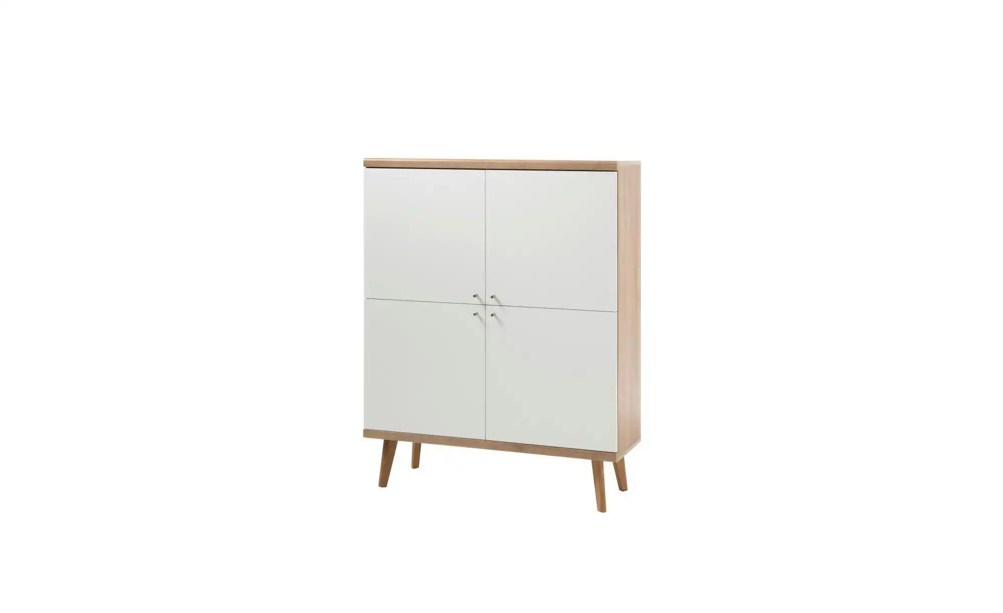 Highboard  Lessay ¦ weiß ¦ Maße (cm): B: 107 H: 134 Kommoden & Sideboards > günstig online kaufen