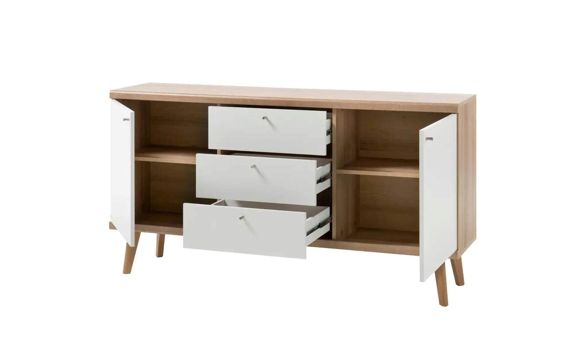 Sideboard  Lessay ¦ weiß ¦ Maße (cm): B: 160 H: 83 T: 40 Kommoden & Sideboa günstig online kaufen