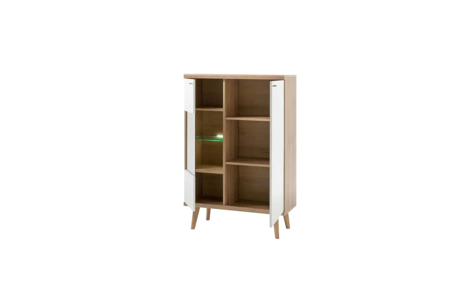 Vitrine  Lessay ¦ weiß ¦ Maße (cm): B: 90 H: 134 T: 40.0 Schränke > Vitrine günstig online kaufen