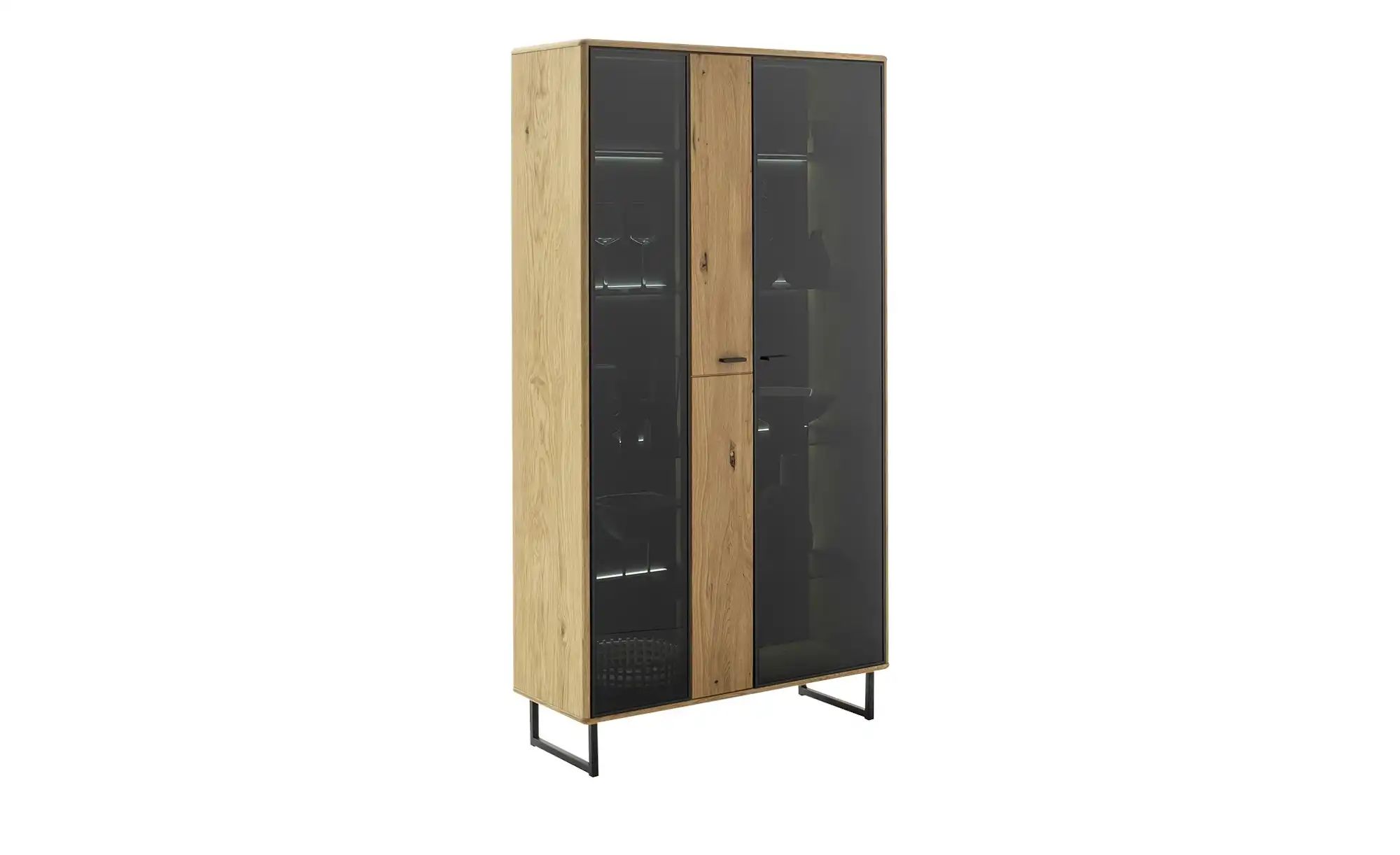 Thumbnail - Woodford Vitrine Arezzo ¦ holzfarben ¦ Maße (cm): B: 100 H: 186 T: 38.0 Schränke > Vitrinen - Höffner