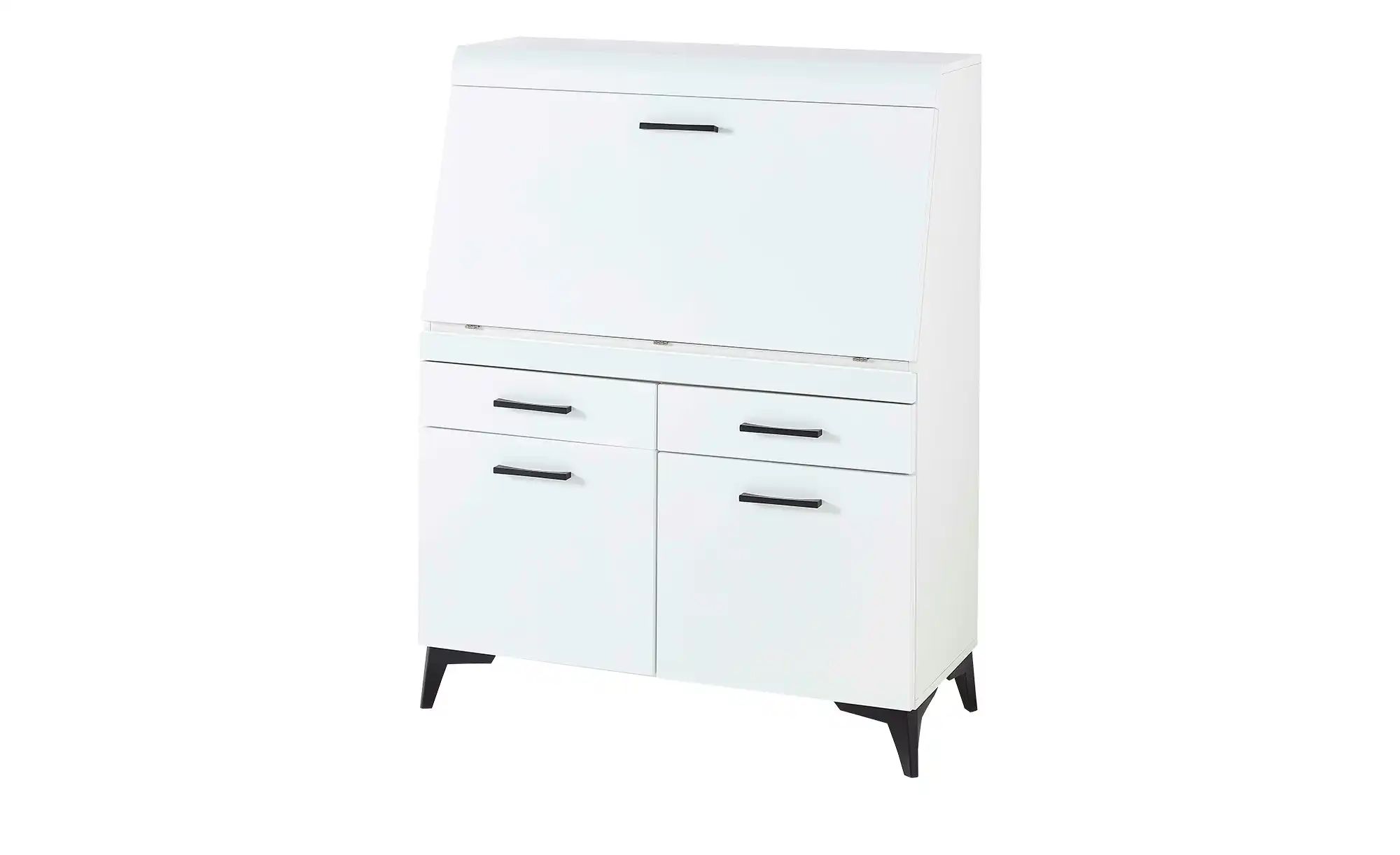 Sekretär  Cortina ¦ grau ¦ Maße (cm): B: 98 H: 124 T: 42.0 Kommoden & Sideb günstig online kaufen