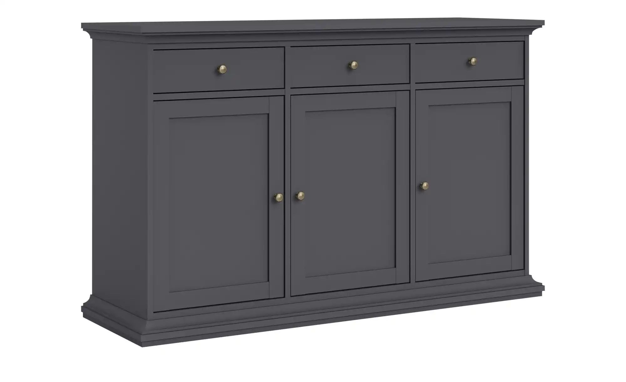 Thumbnail - Buffet-Unterteil Chester ¦ schwarz ¦ Maße (cm): B: 143,7 H: 91,7 T: 46.1 Kommoden & Sideboards > Highboards - Höffner