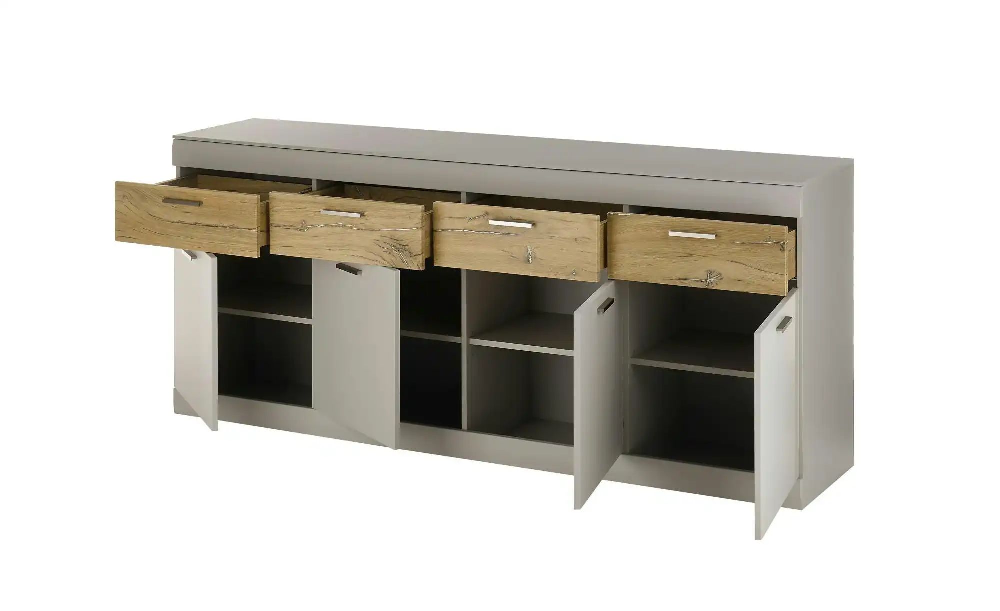 Thumbnail - Sideboard  Siero ¦ grau ¦ Maße (cm): B: 200 H: 42 Kommoden & Sideboards > Sideboards - Höffner