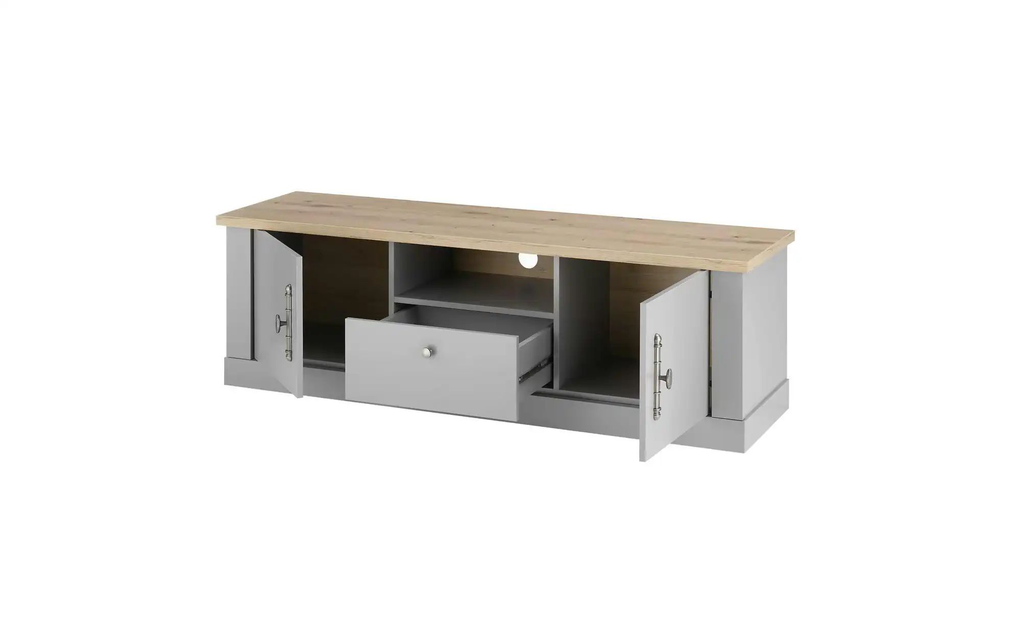 Lowboard  Claira ¦ grau ¦ Maße (cm): B: 156 H: 44 Kommoden & Sideboards > L günstig online kaufen