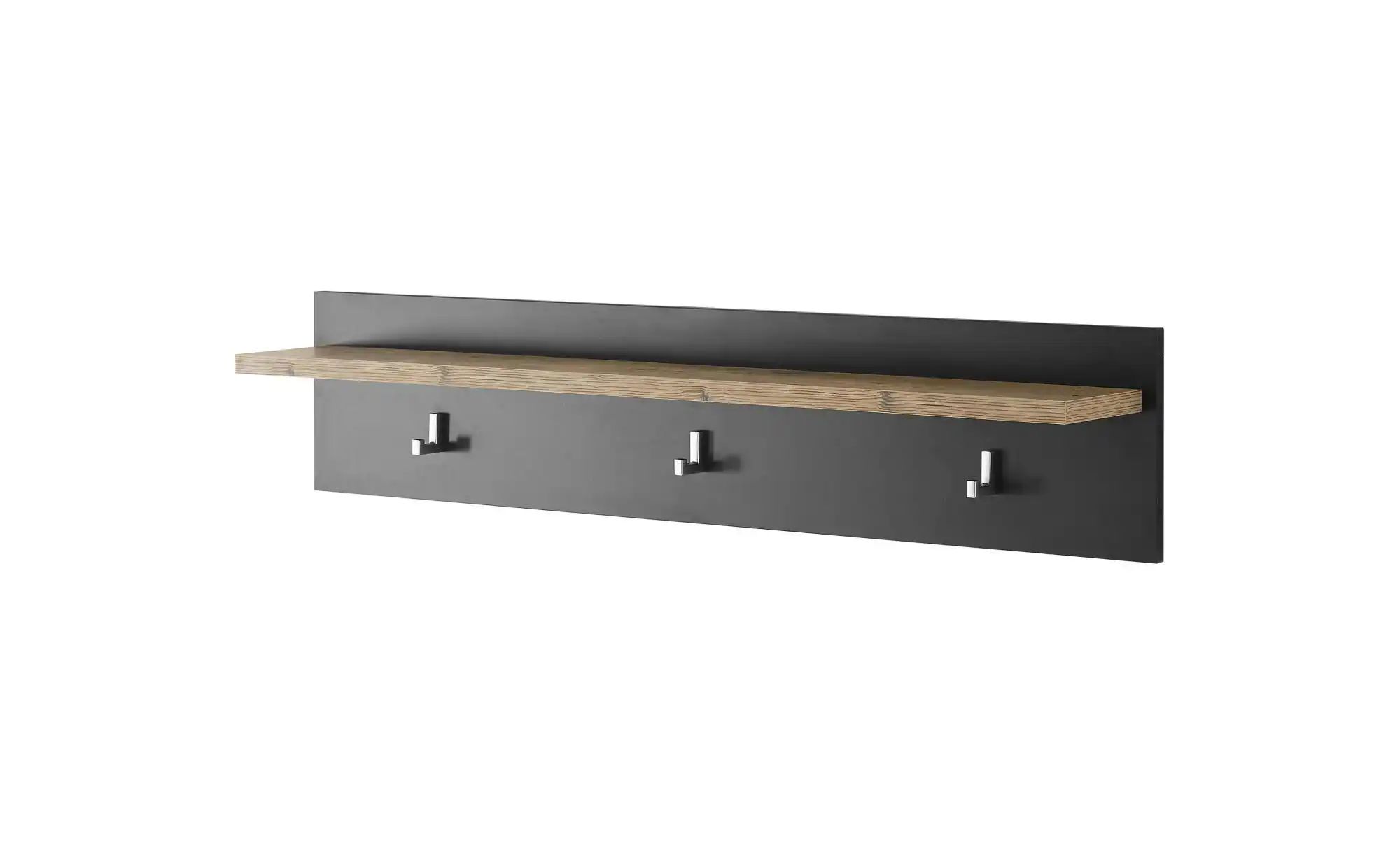 Garderobenpaneel  Balerma ¦ grau ¦ Holzwerkstoff ¦ Maße (cm): B: 107 H: 23 günstig online kaufen