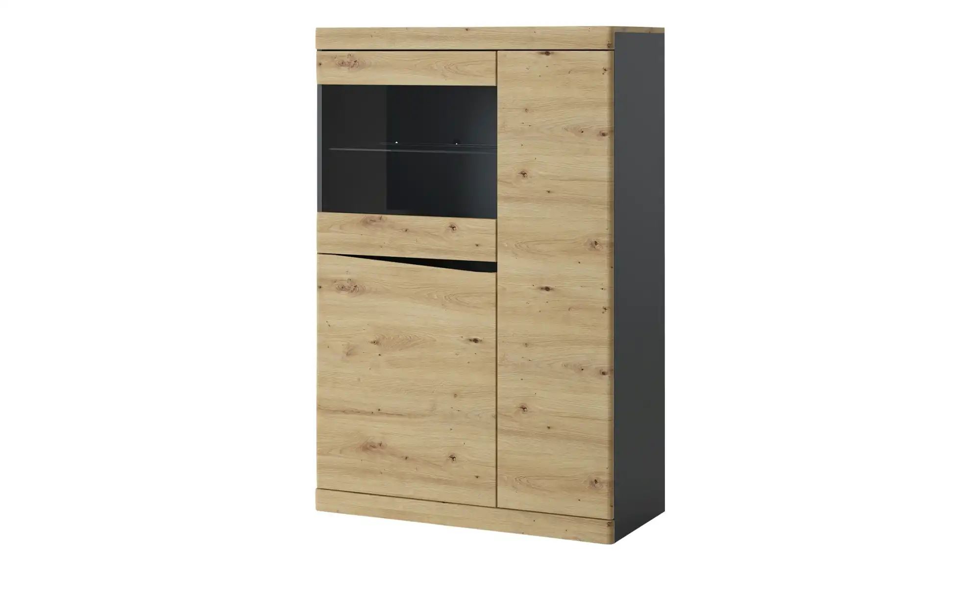 Highboard  Turino Neo ¦ holzfarben ¦ Maße (cm): B: 86 H: 130,8 T: 39,9 Komm günstig online kaufen