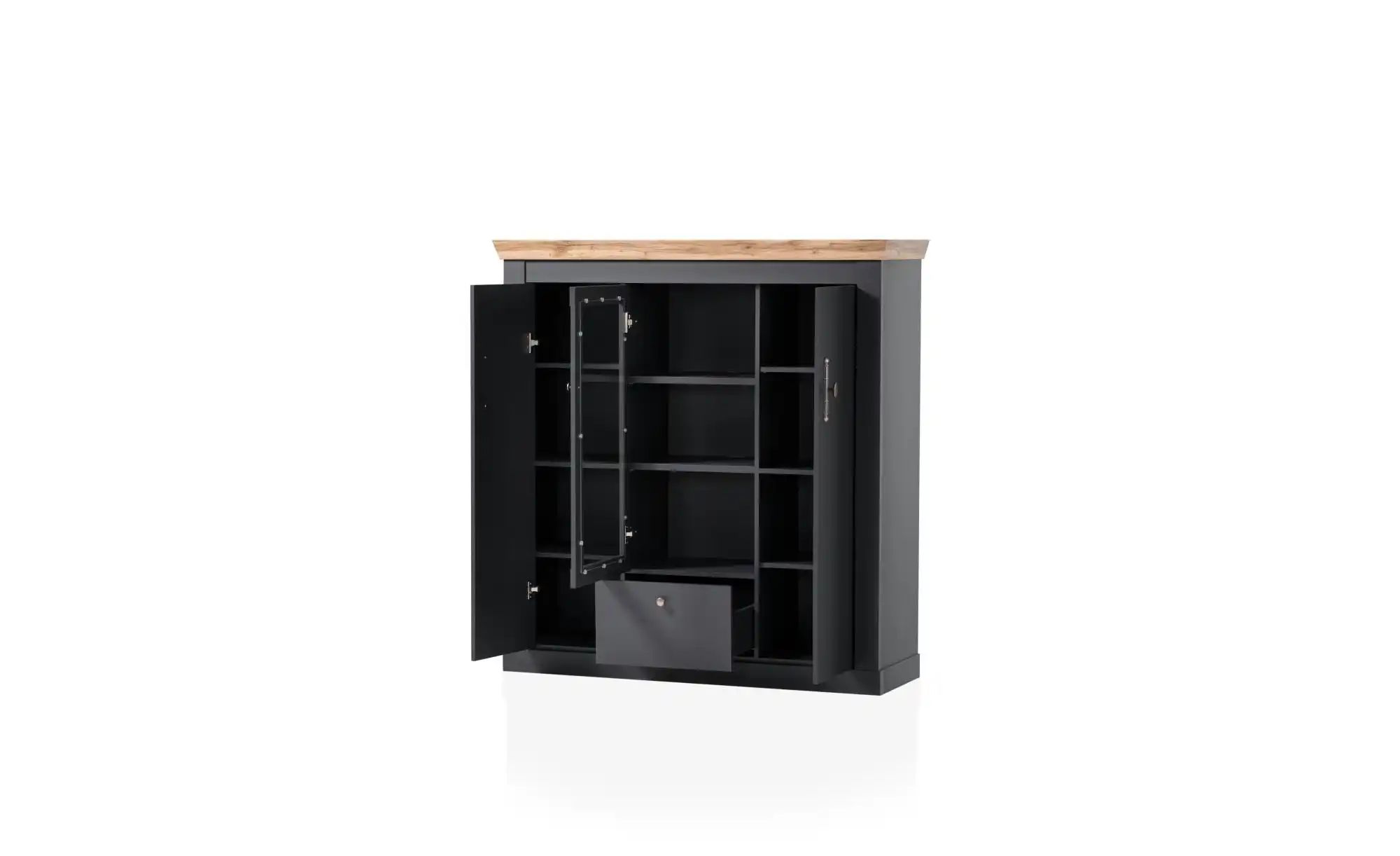 Highboard  Calella ¦ grau ¦ Maße (cm): B: 141 H: 45 Kommoden & Sideboards > günstig online kaufen