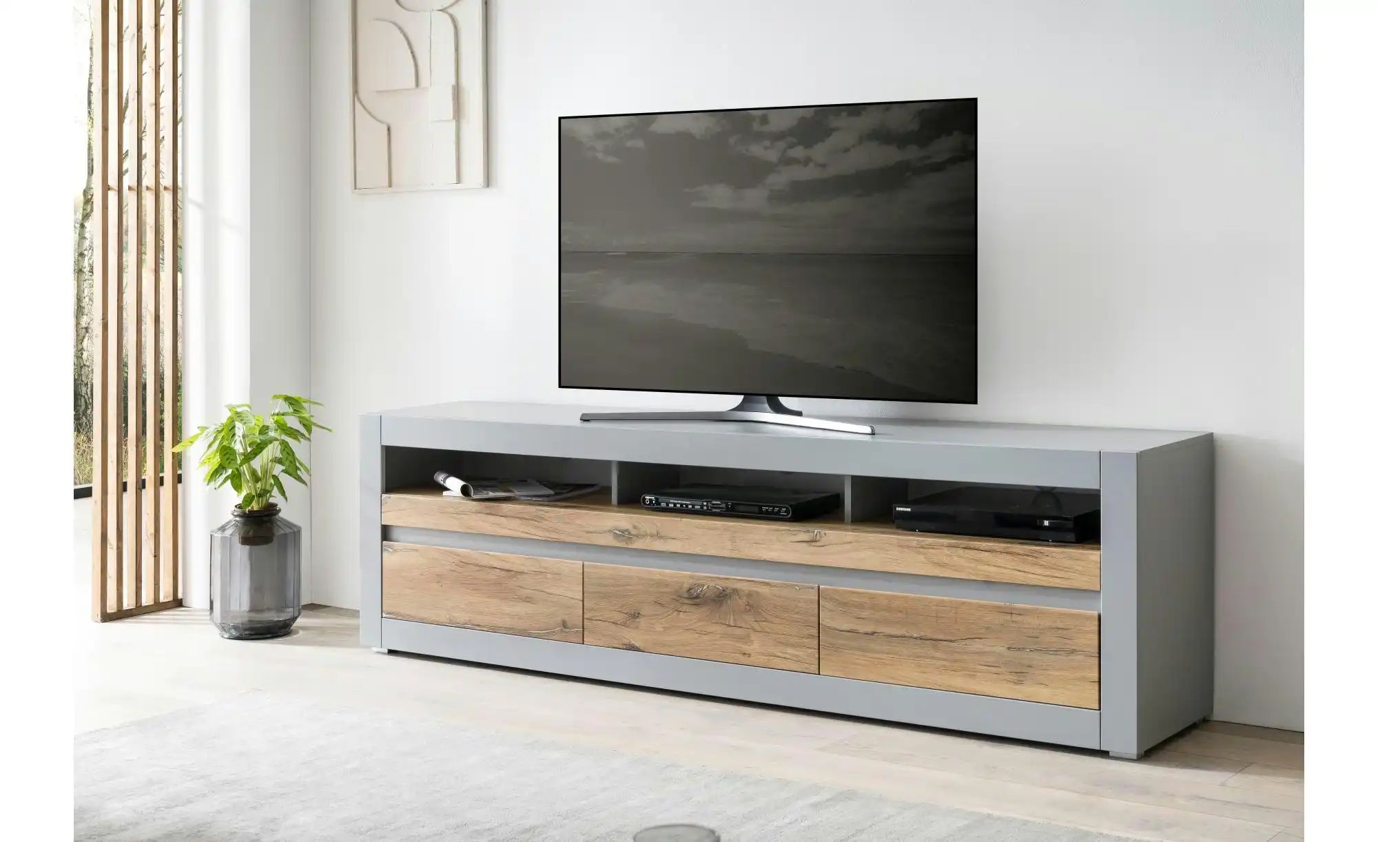 Thumbnail - Lowboard  Cabanes ¦ grau ¦ Maße (cm): B: 217 H: 42 Kommoden & Sideboards > Lowboards - Höffner