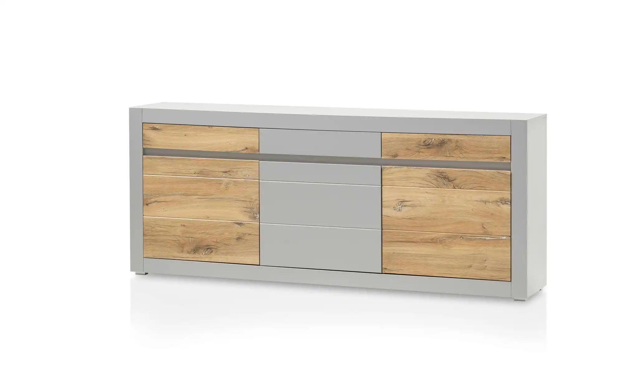 Sideboard  Cabanes ¦ grau ¦ Maße (cm): B: 217 H: 42 Kommoden & Sideboards > günstig online kaufen