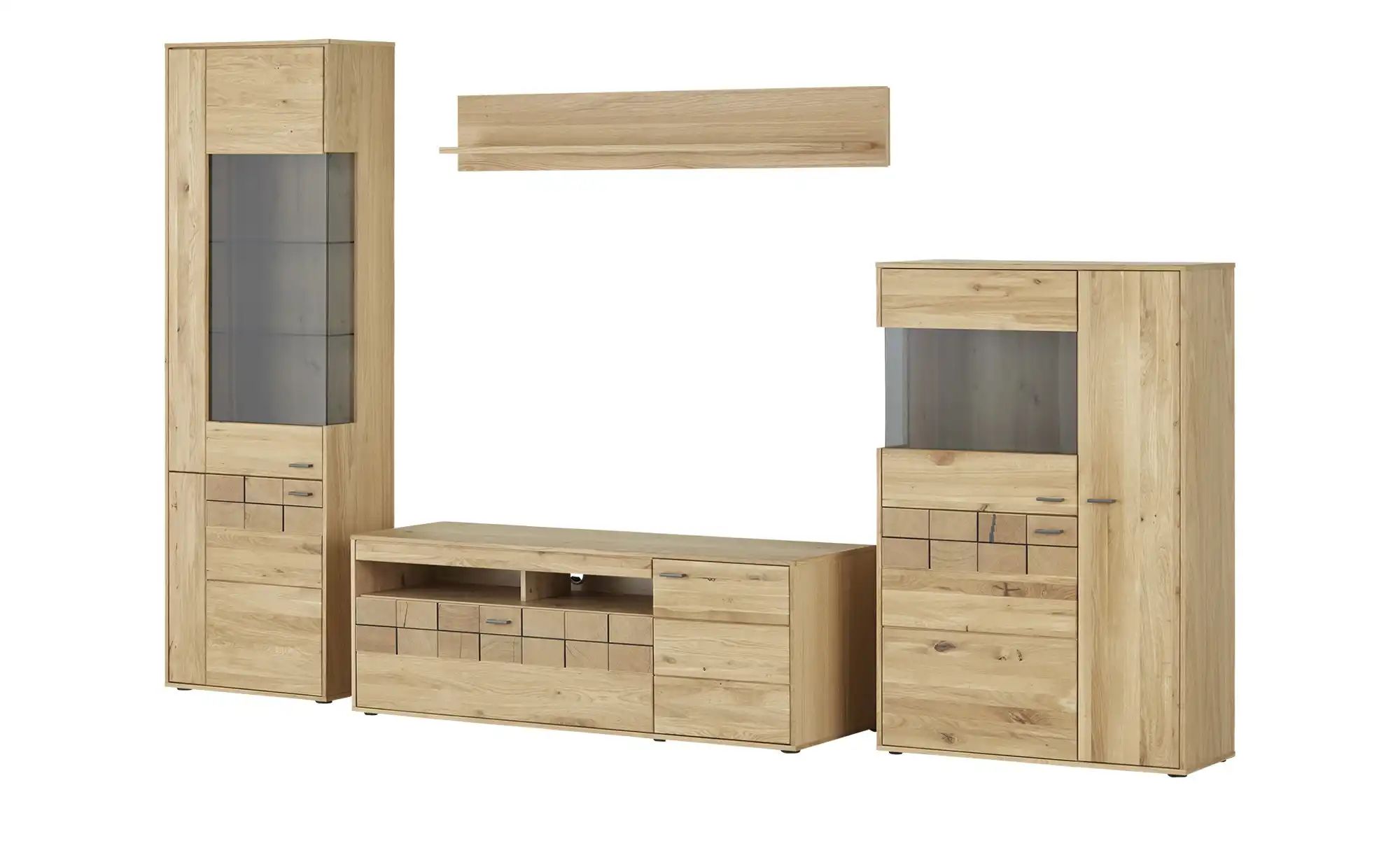 Jette Home Wohnkombination  Laguna ¦ holzfarben ¦ Maße (cm): B: 311 H: 207 günstig online kaufen