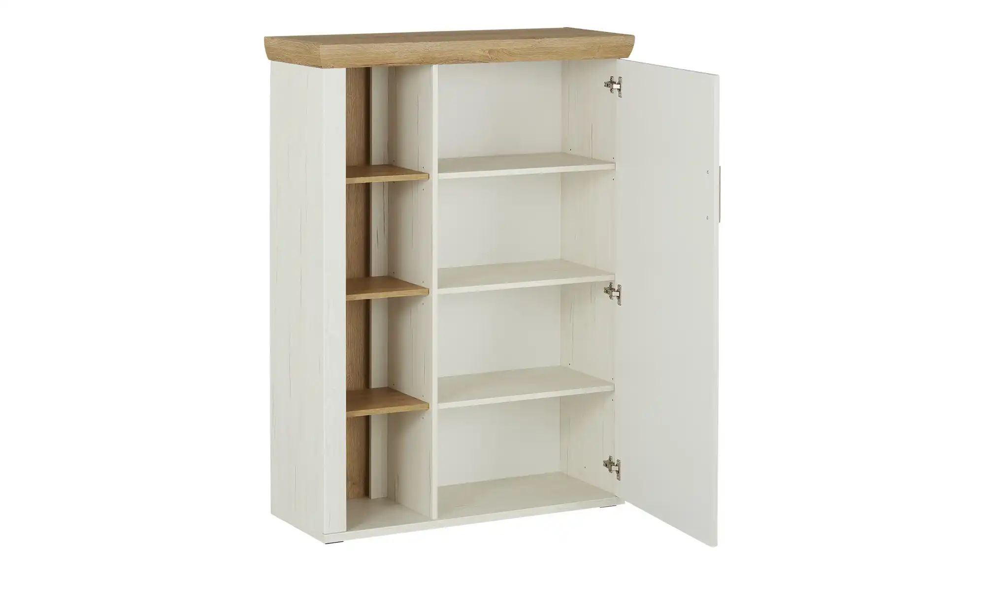 uno Highboard  Jorvik ¦ weiß ¦ Maße (cm): B: 100 H: 140 T: 40 Kommoden & Si günstig online kaufen