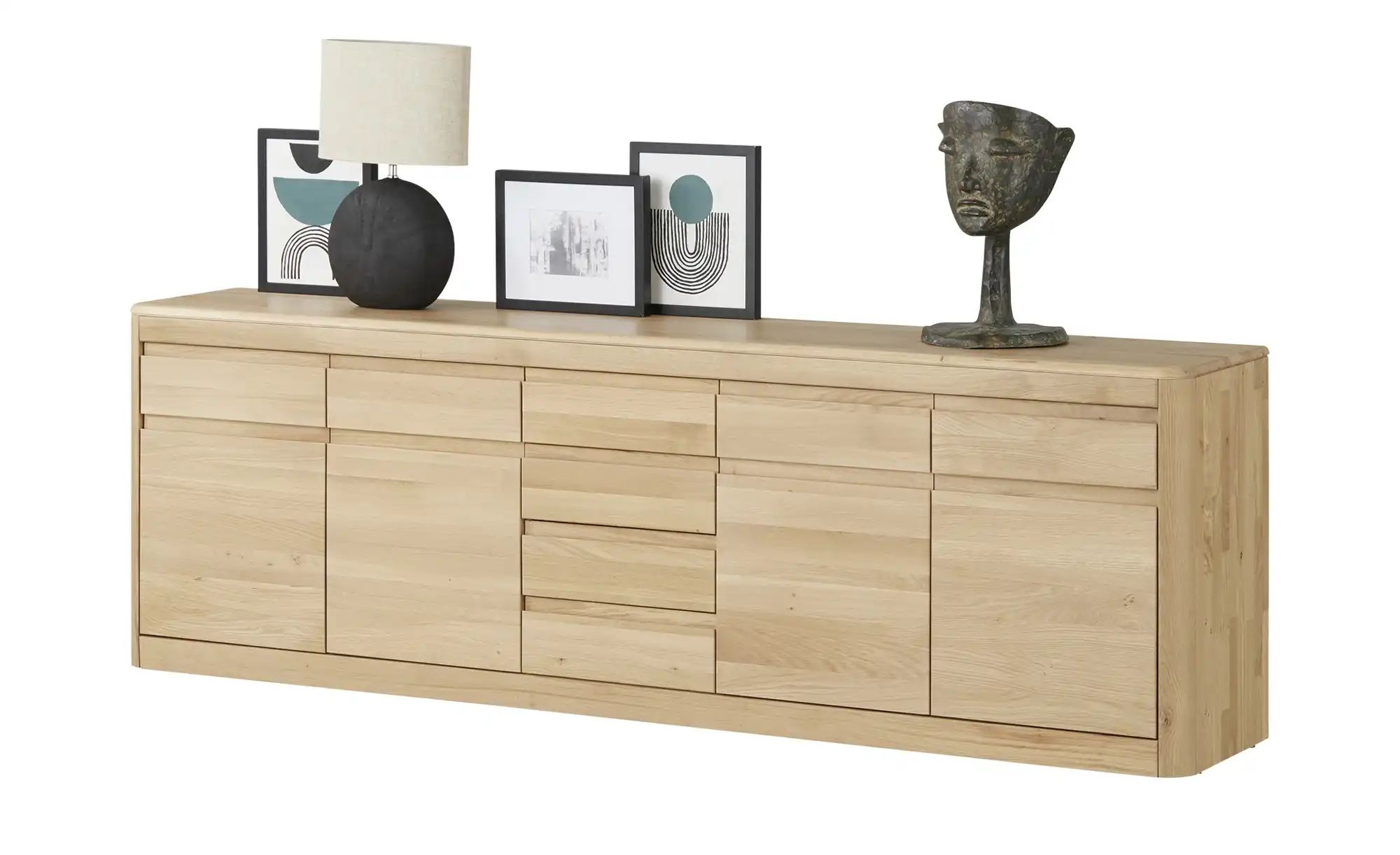 Woodford Lowboard  Barton ¦ holzfarben ¦ Maße (cm): B: 225 H: 71 T: 41.0 Ko günstig online kaufen