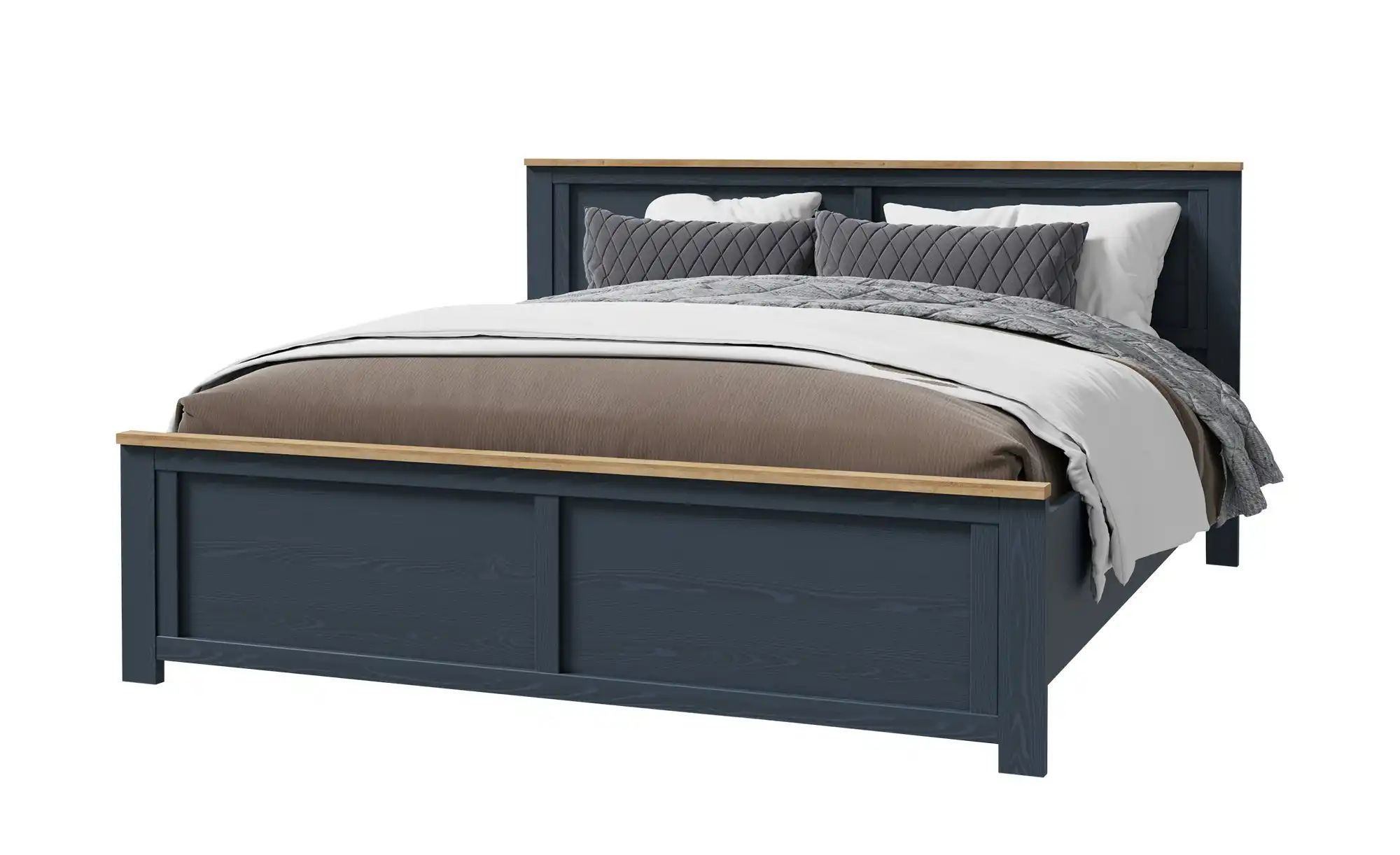 Doppelbett  Toneo ¦ blau ¦ Maße (cm): B: 198 H: 103 Betten > Bettgestelle > günstig online kaufen