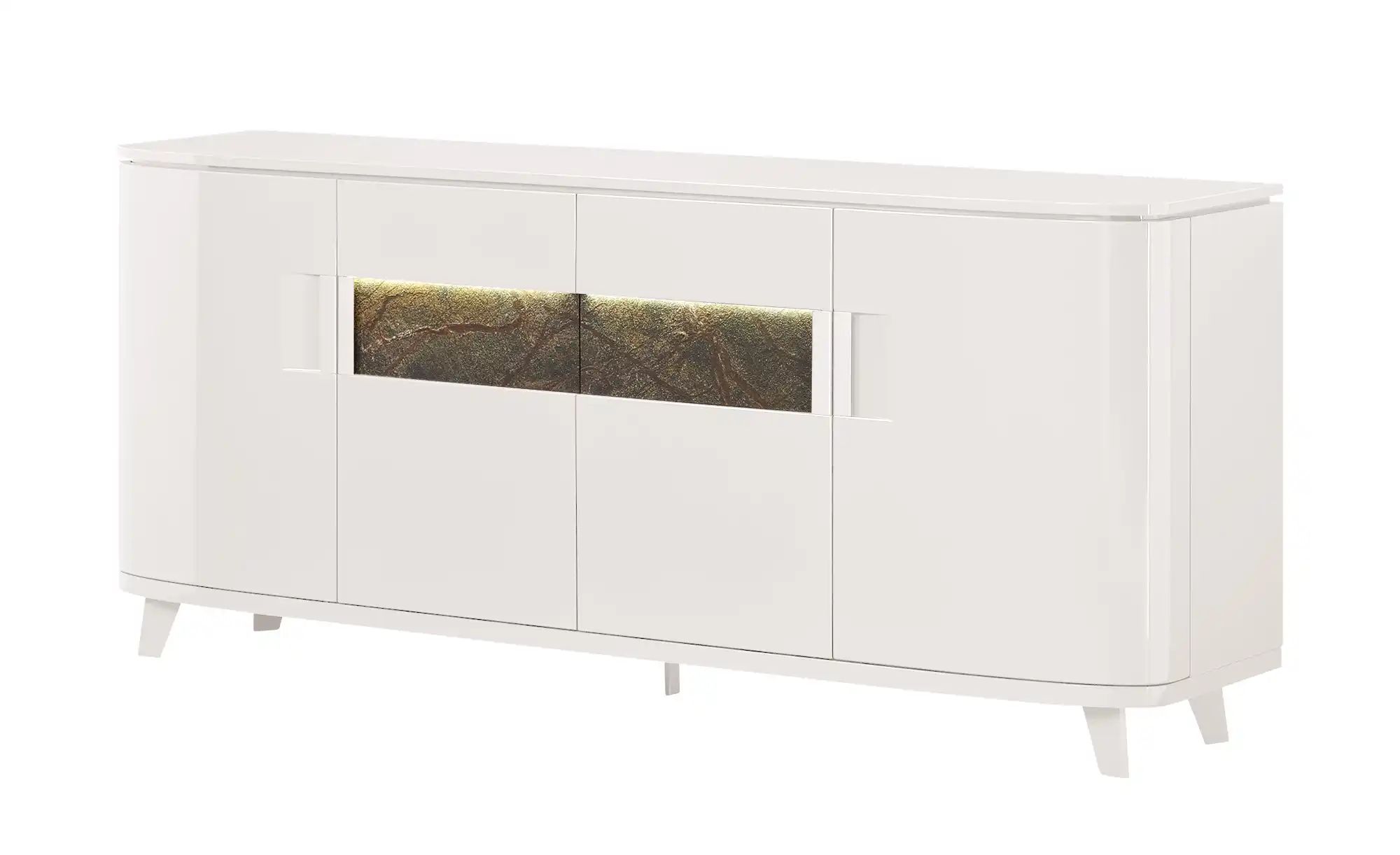 Jette Home Sideboard  Pedra ¦ weiß ¦ Maße (cm): B: 190 H: 82 T: 45 Kommoden günstig online kaufen