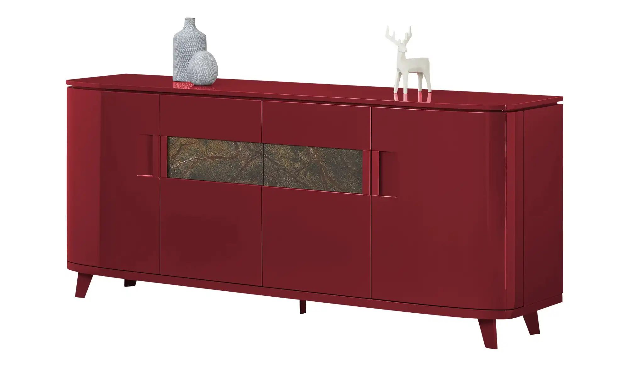 Jette Home Sideboard  Pedra ¦ rot ¦ Maße (cm): B: 220 H: 82 T: 45.0 Kommode günstig online kaufen