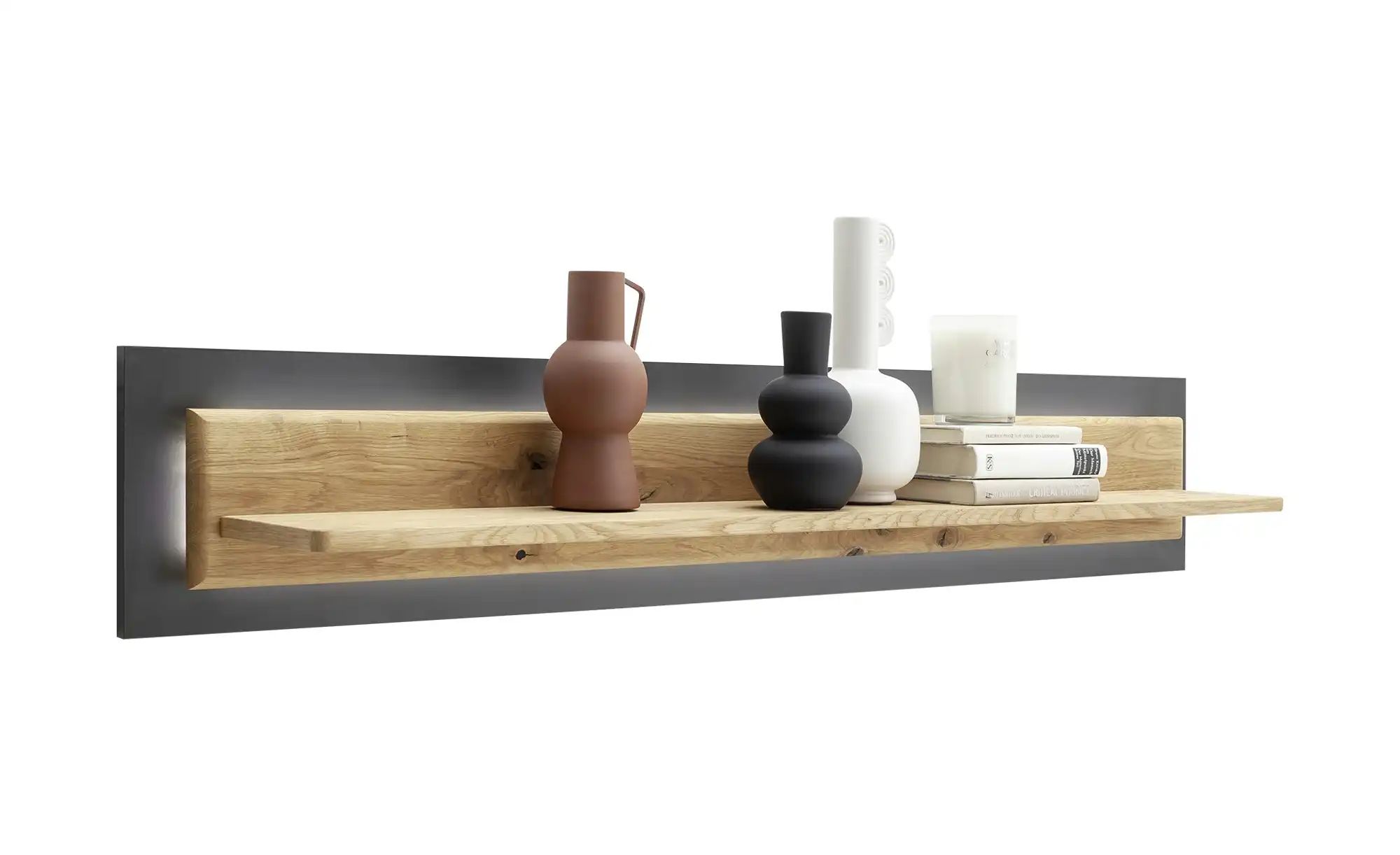 Thumbnail - Woodford Wandboard  Arezzo ¦ holzfarben ¦ Maße (cm): B: 150 H: 26 T: 23.0 Regale > Wandboards - Höffner