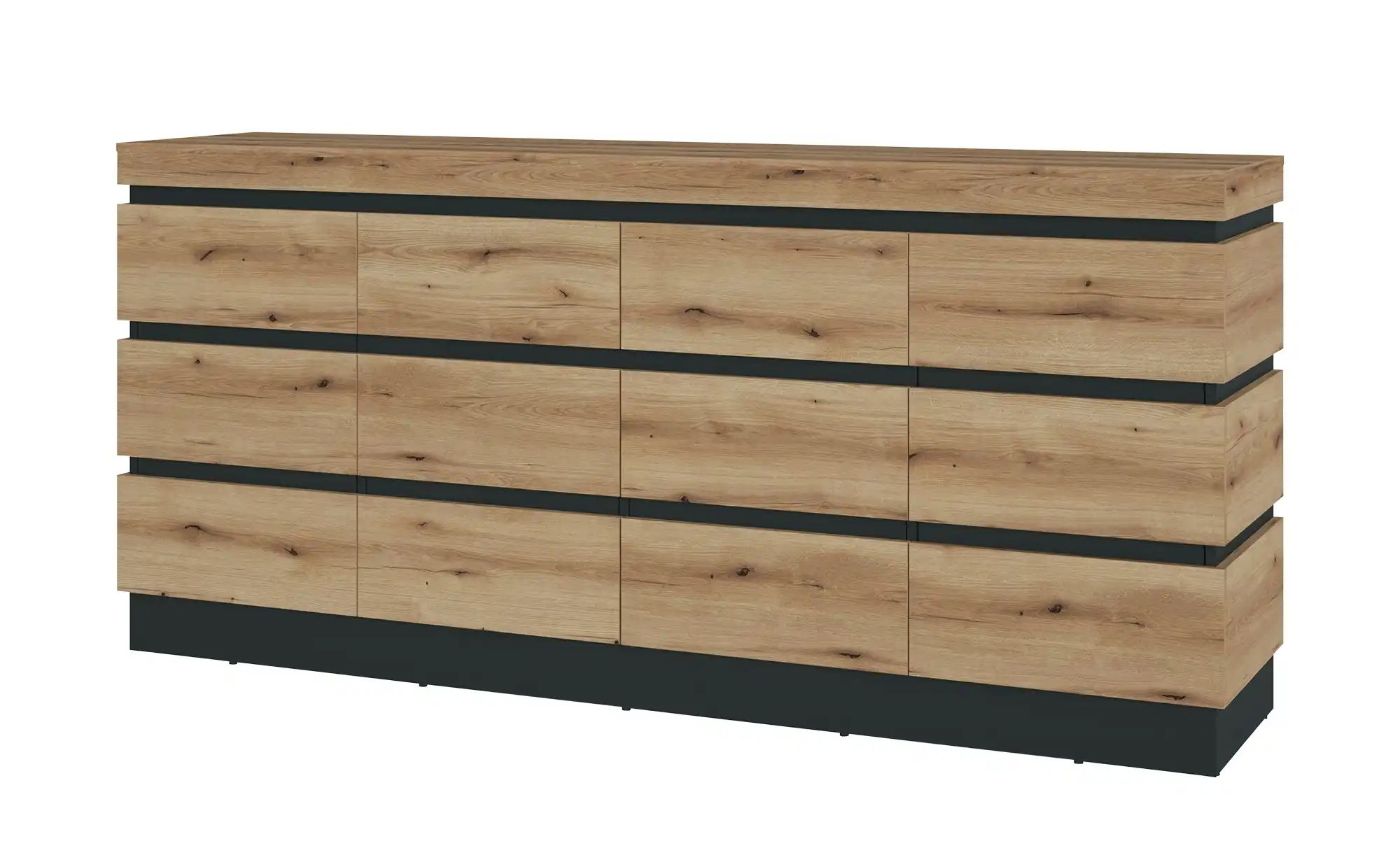 Sideboard  Savoca ¦ holzfarben ¦ Maße (cm): B: 201 H: 93 T: 45.0 Kommoden & günstig online kaufen