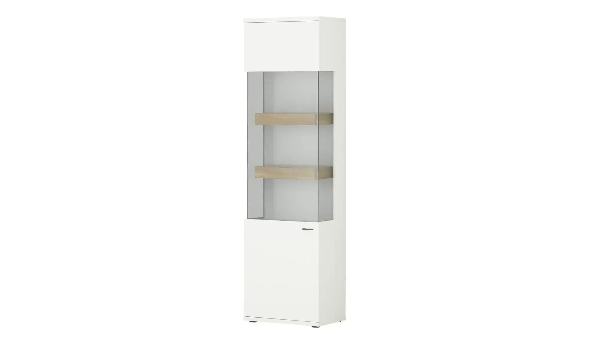 Jette Home Vitrine  Neapel ¦ grau ¦ Maße (cm): B: 61 H: 209 T: 38 Schränke günstig online kaufen