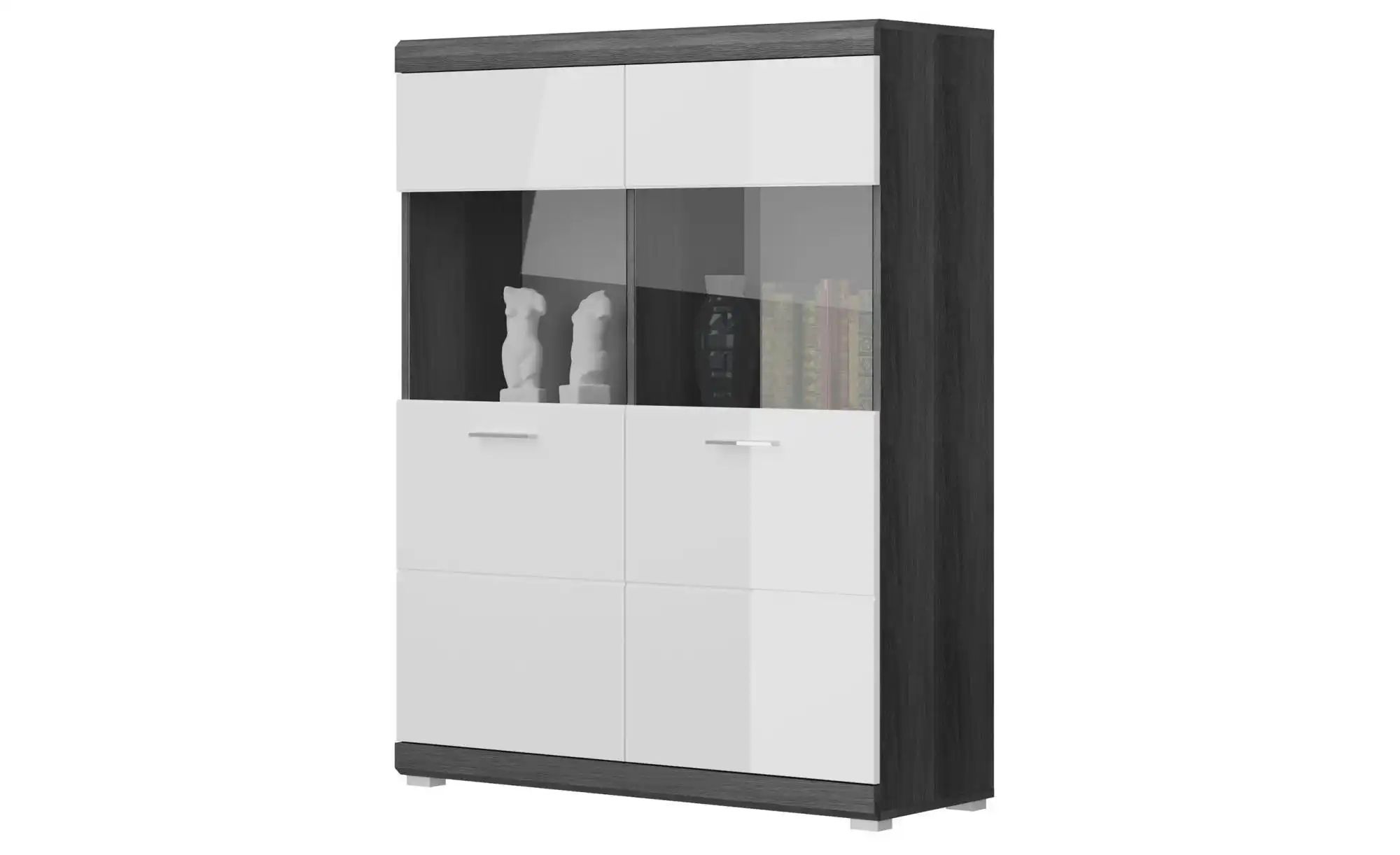 Highboard   ¦ weiß ¦ Maße (cm): B: 113 H: 139 Kommoden & Sideboards > Highb günstig online kaufen