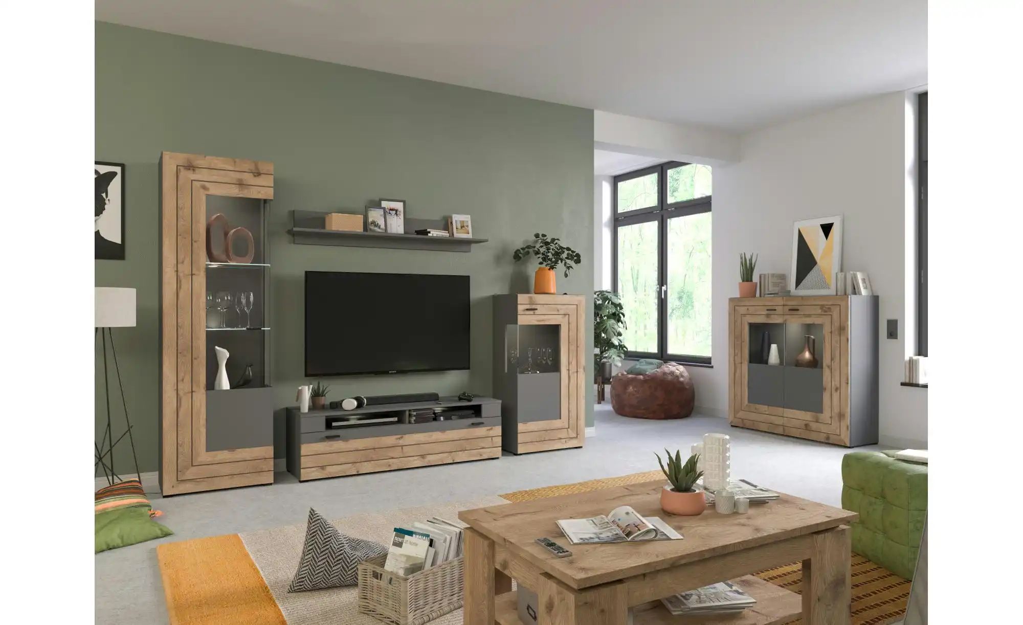 Wandboard  Fosso ¦ grau ¦ Maße (cm): B: 140 H: 22 Regale > Wandboards - Höf günstig online kaufen