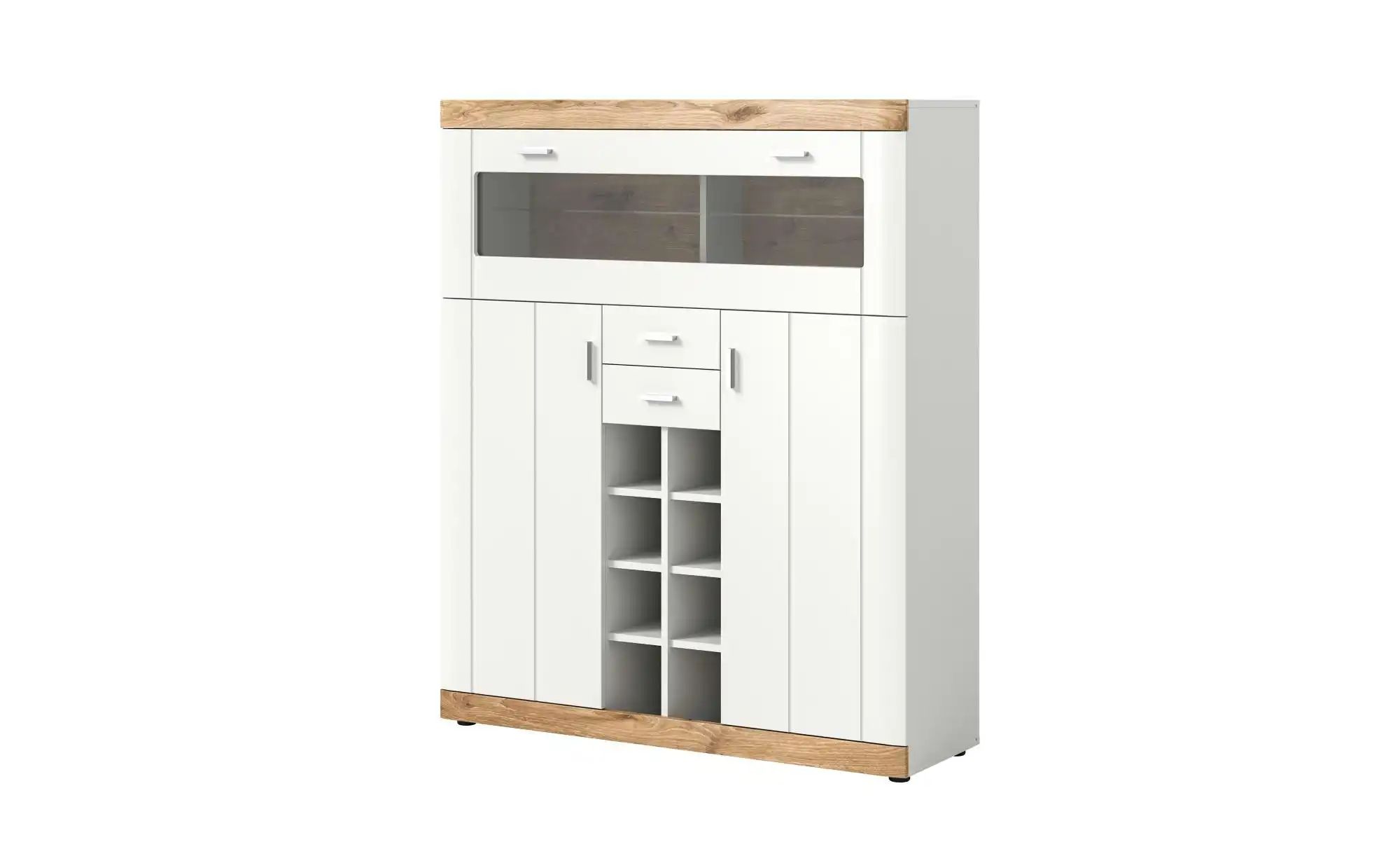 ebuy24 Vitrine Laredo Vitrinenschrank Barkabinett 2 Türen, 1 Klap günstig online kaufen