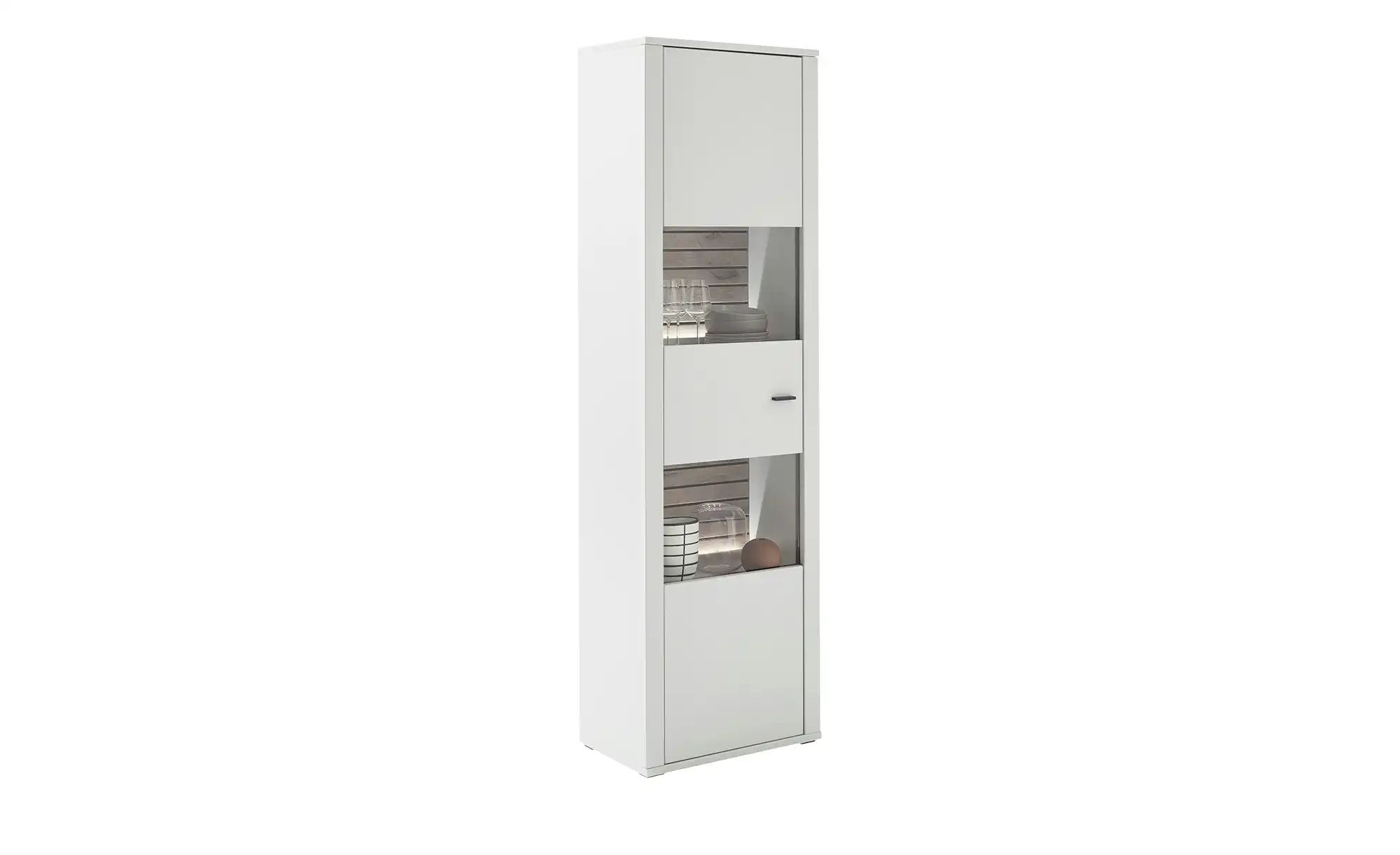Thumbnail - uno Vitrine Leni ¦ grau ¦ Maße (cm): B: 61 H: 206 T: 37.0 Schränke > Vitrinen - Höffner