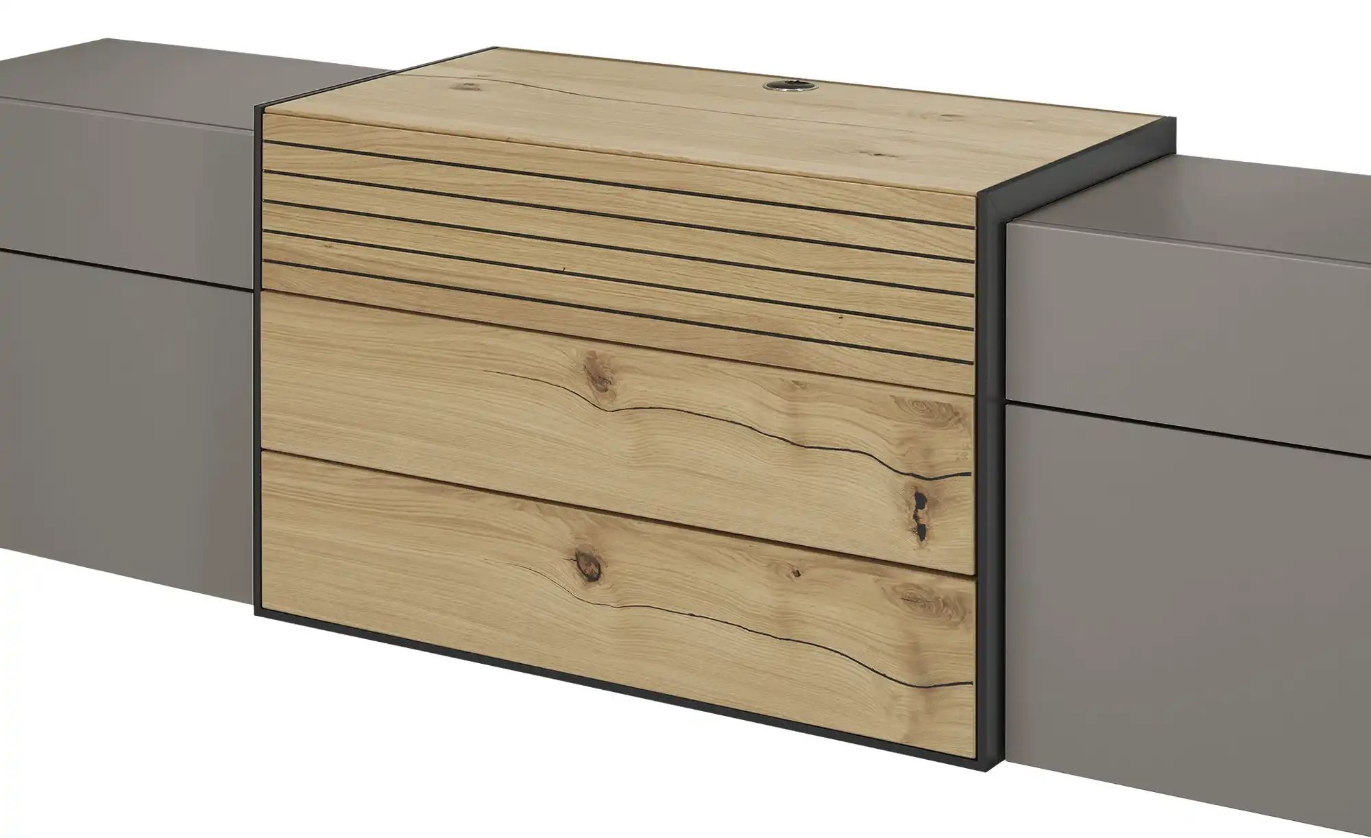 Thumbnail - Wohnwert Wohnwand  Spektrum ¦ weiß ¦ Maße (cm): B: 333 H: 207 T: 48.0 Kommoden & Sideboards > Wohnwände - Höffner