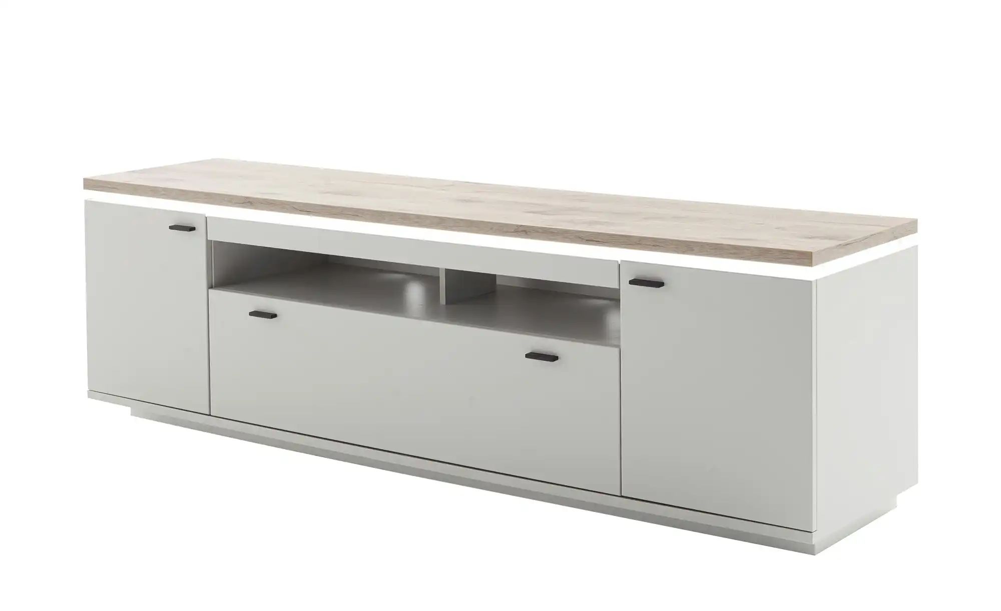 Thumbnail - uno TV-Element  Amantea ¦ grau ¦ Maße (cm): B: 210 H: 64 T: 50.0 Kommoden & Sideboards > Lowboards - Höffner