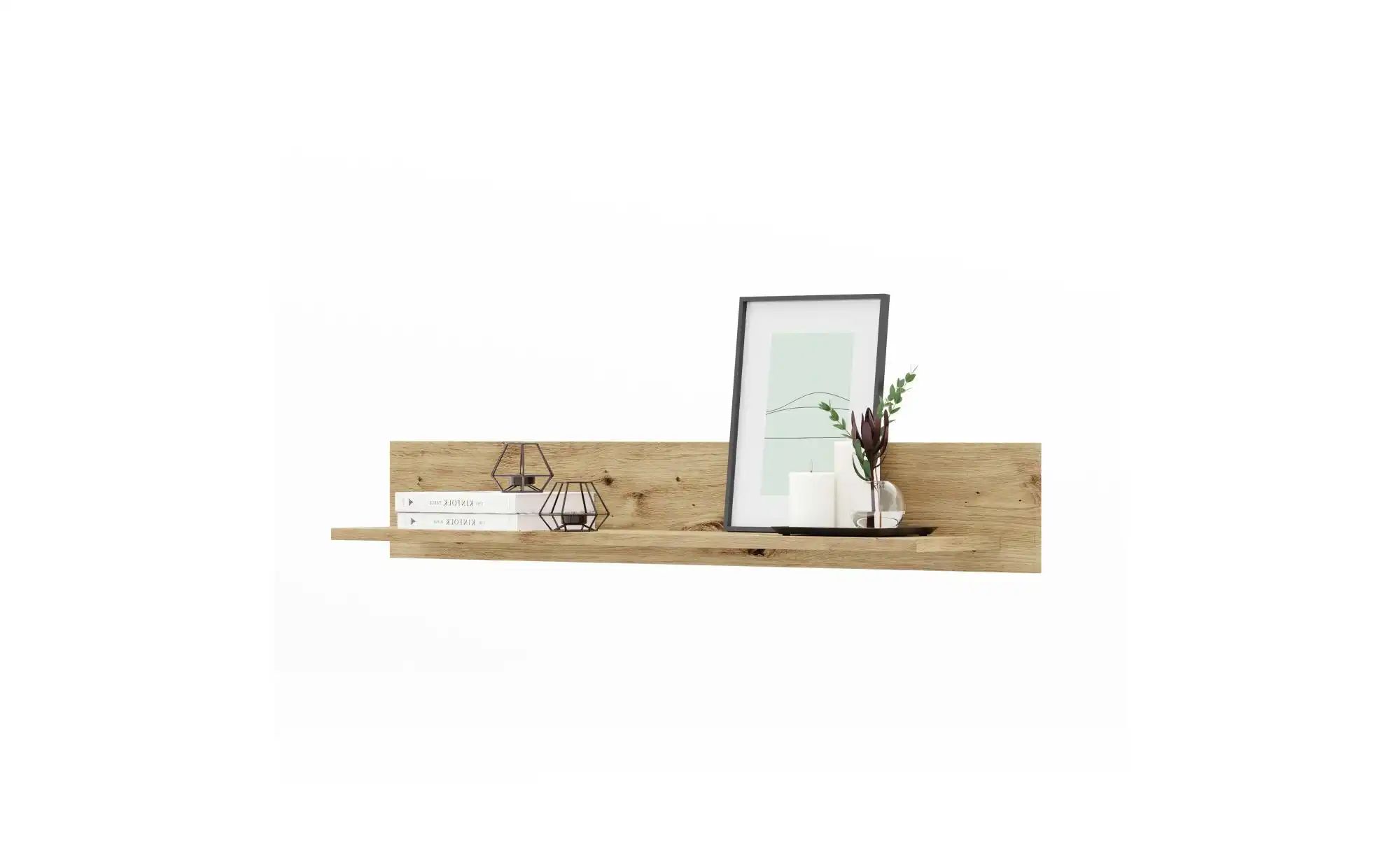 Wandboard ¦ holzfarben ¦ Maße (cm): B: 122 H: 18 T: 21 Regale > Wandboards günstig online kaufen