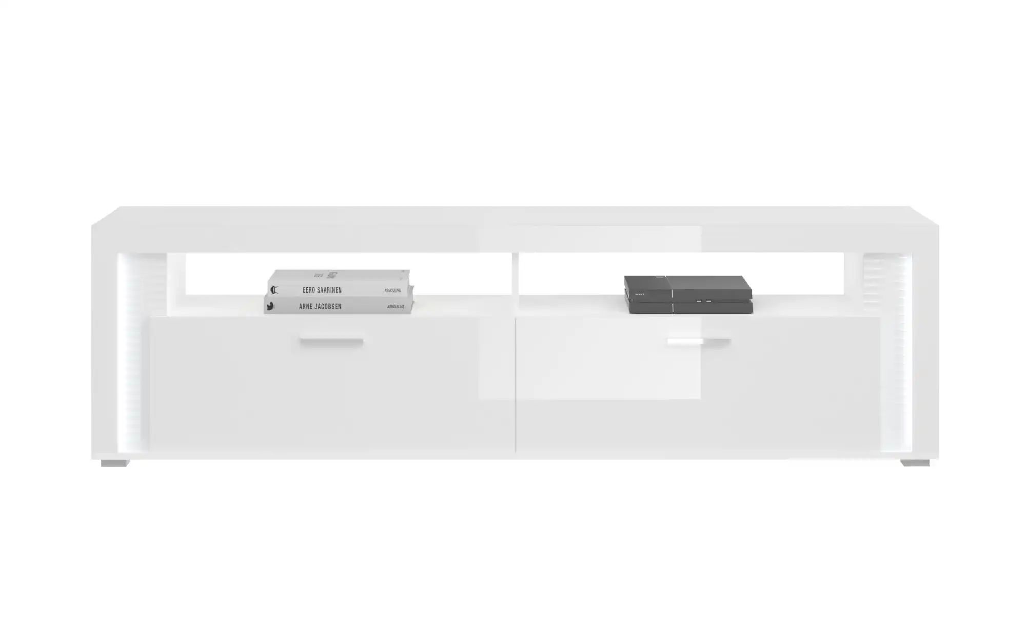 Lowboard  Silville ¦ weiß ¦ Maße (cm): B: 201 H: 58 T: 46.0 Kommoden & Side günstig online kaufen