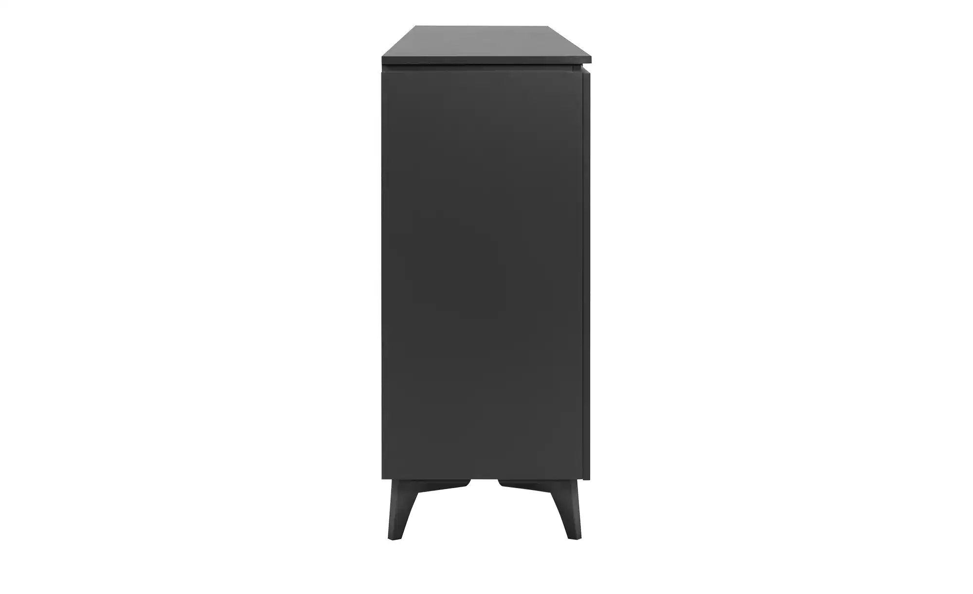 Finori Schuhschrank Kommode Sideboard Bertrix, Schiefer dunkel / Anthrazit, günstig online kaufen