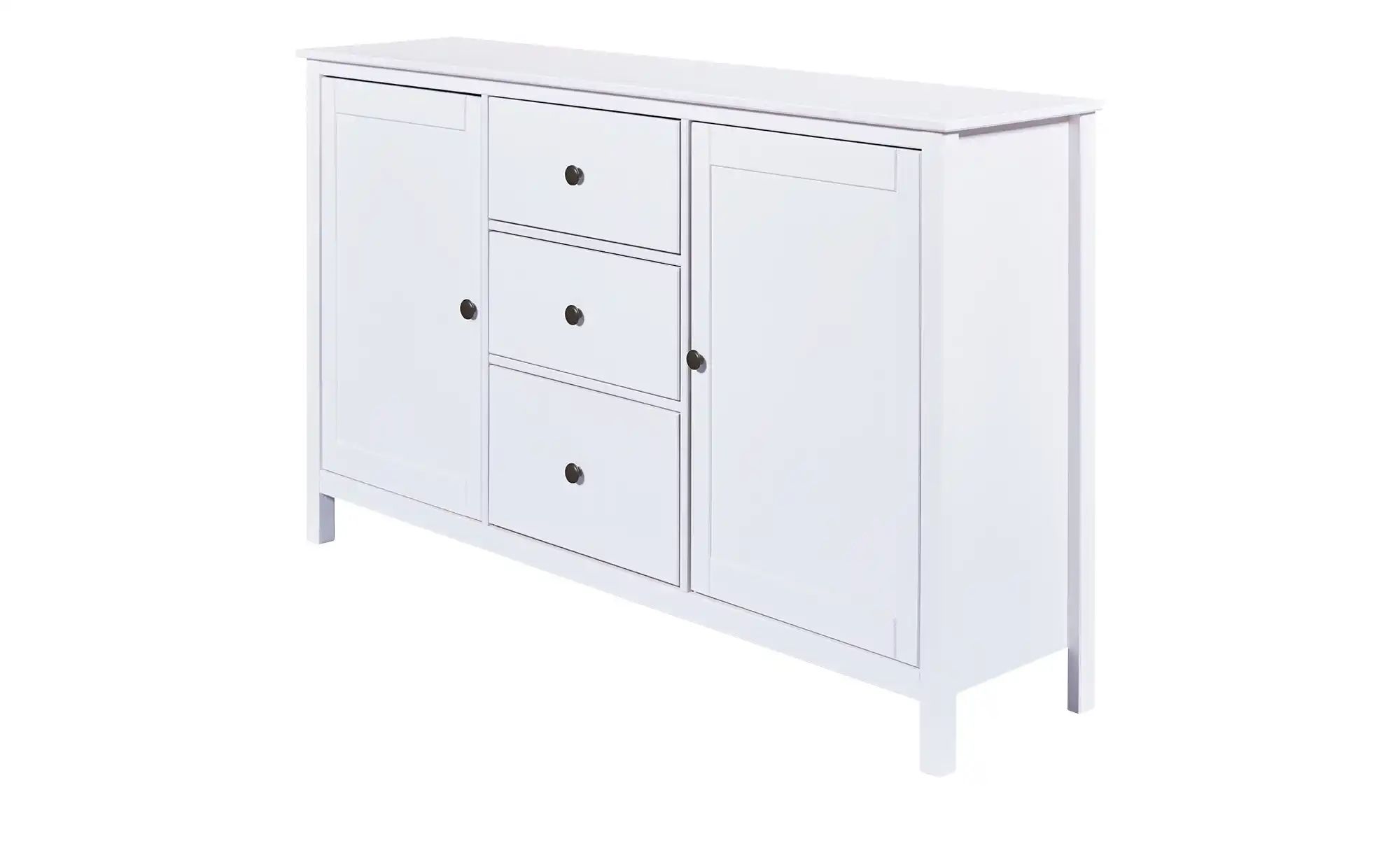 Sideboard aus Massivholz Landliv ¦ weiß ¦ Maße (cm): B: 160 H: 96 T: 45 Kom günstig online kaufen