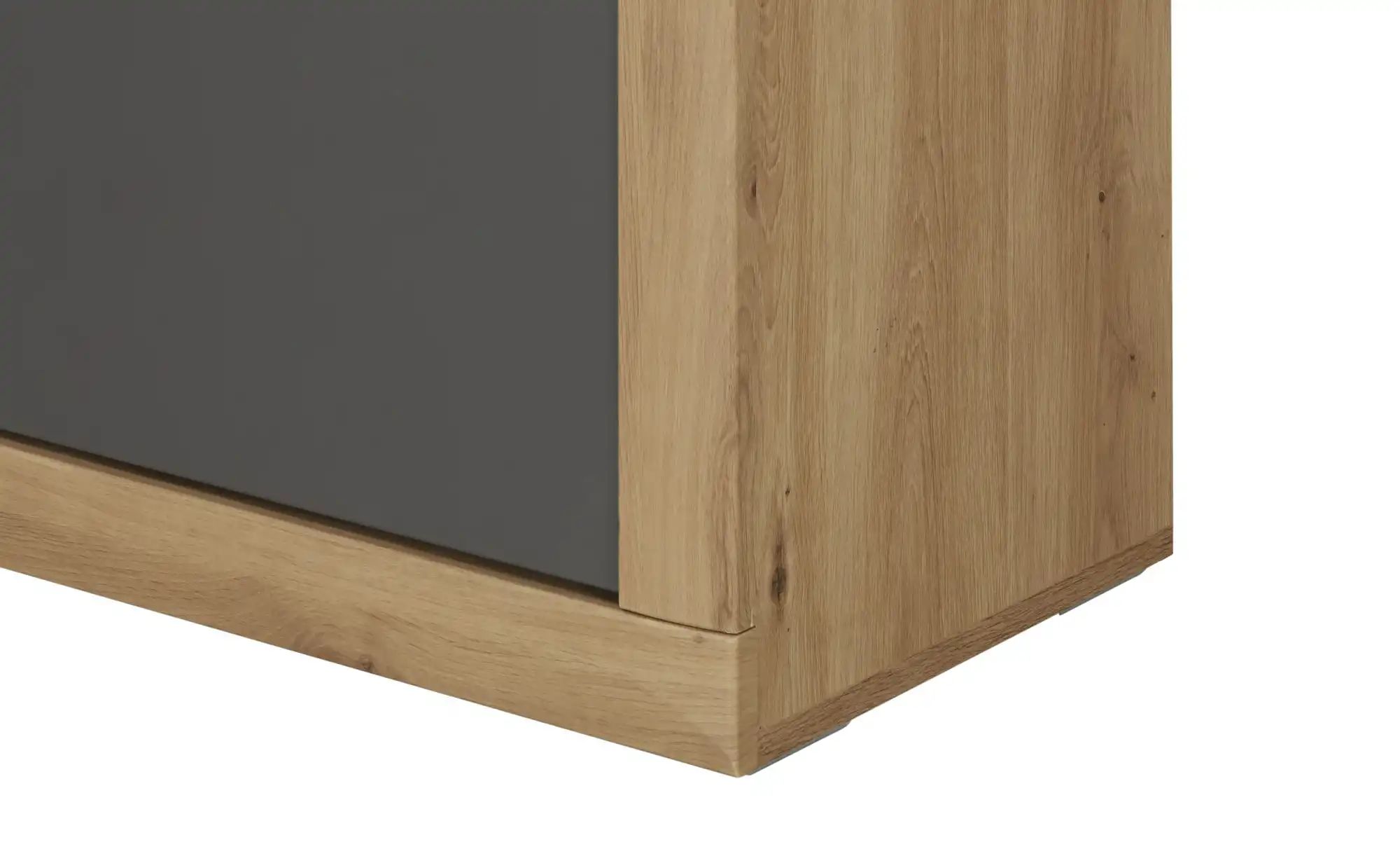 uno Vitrine  Borkum ¦ grau ¦ Maße (cm): B: 93 H: 207 T: 38.0 Schränke > Vit günstig online kaufen