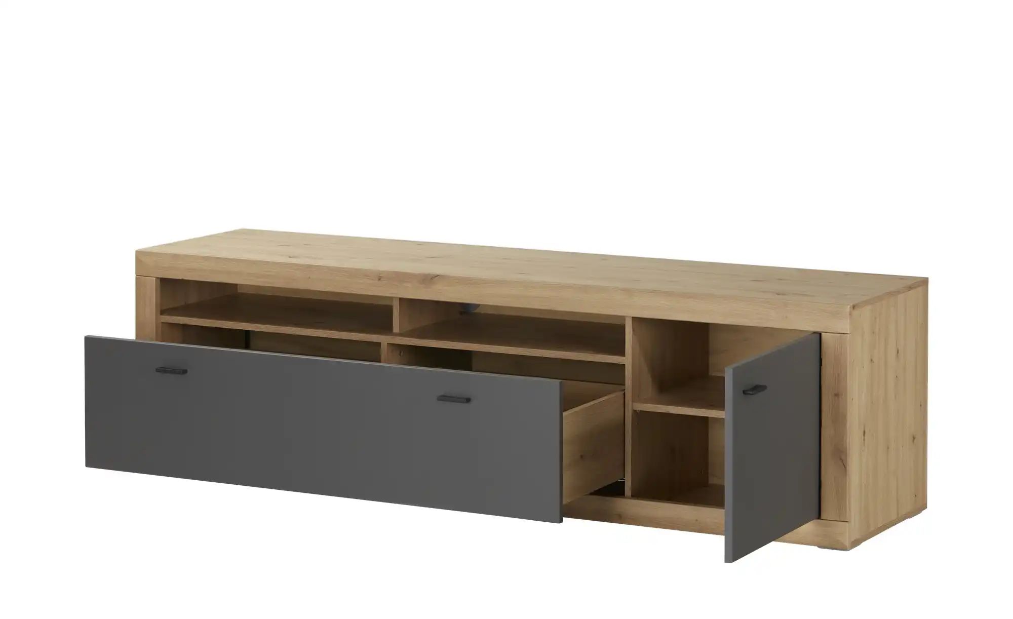 Thumbnail - uno Lowboard  Borkum ¦ holzfarben ¦ Maße (cm): B: 193 H: 56 T: 51.0 Kommoden & Sideboards > Lowboards - Höffner