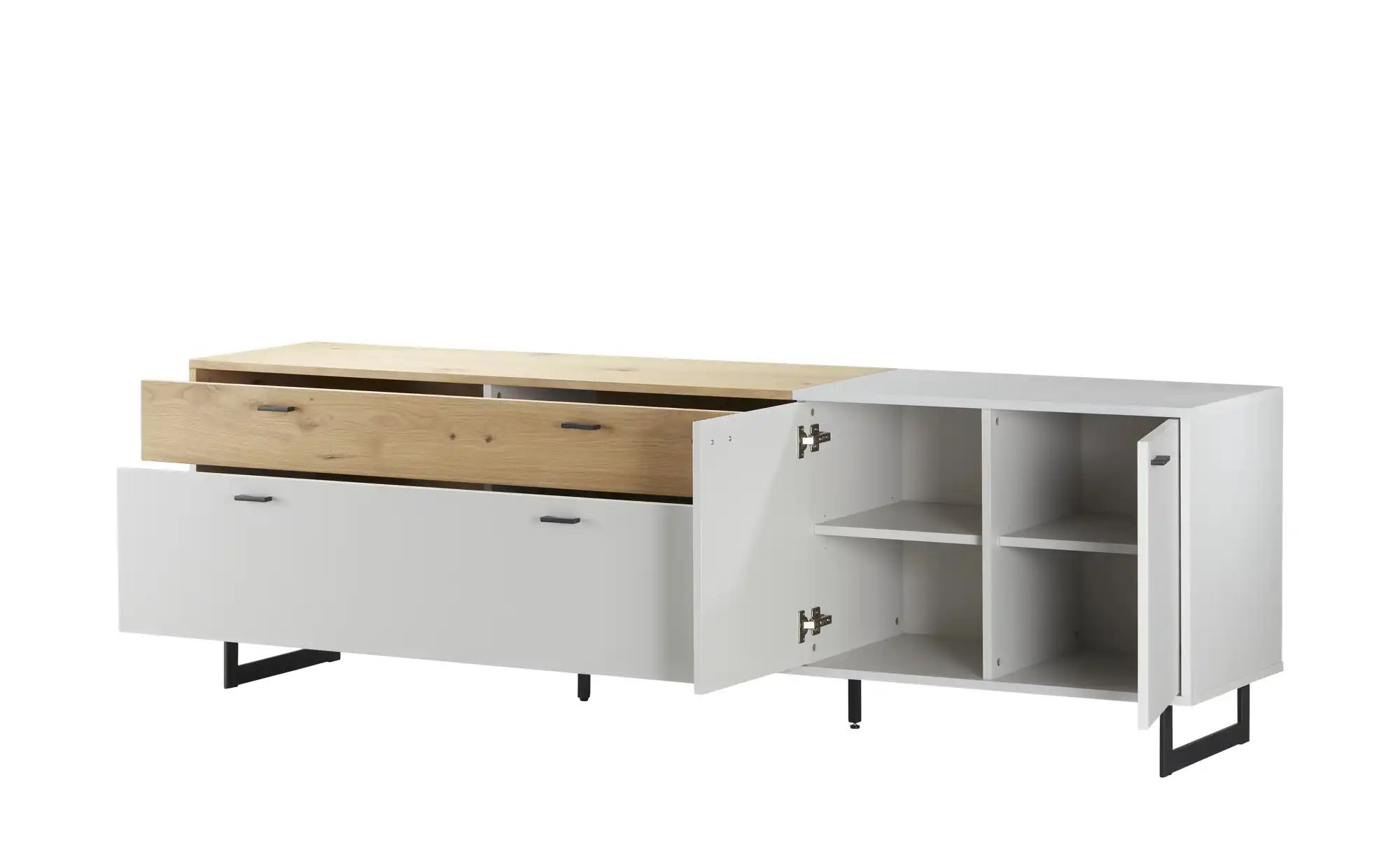Woodford Lowboard  Mario ¦ grau ¦ Maße (cm): B: 224 H: 69 T: 46.0 Kommoden günstig online kaufen