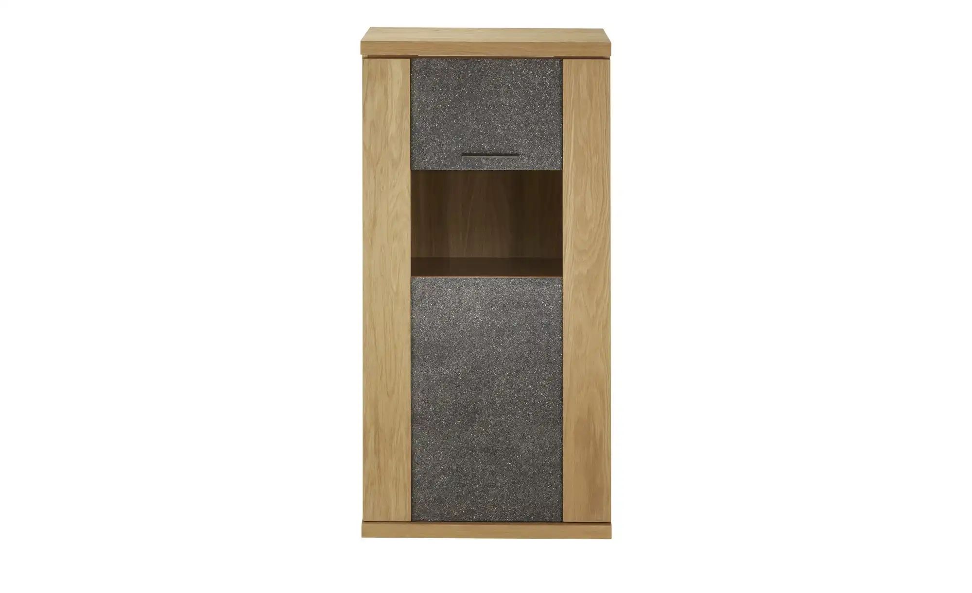Woodford Vitrine  Rock ¦ holzfarben ¦ Maße (cm): B: 65 H: 131 T: 42.0 Schrä günstig online kaufen