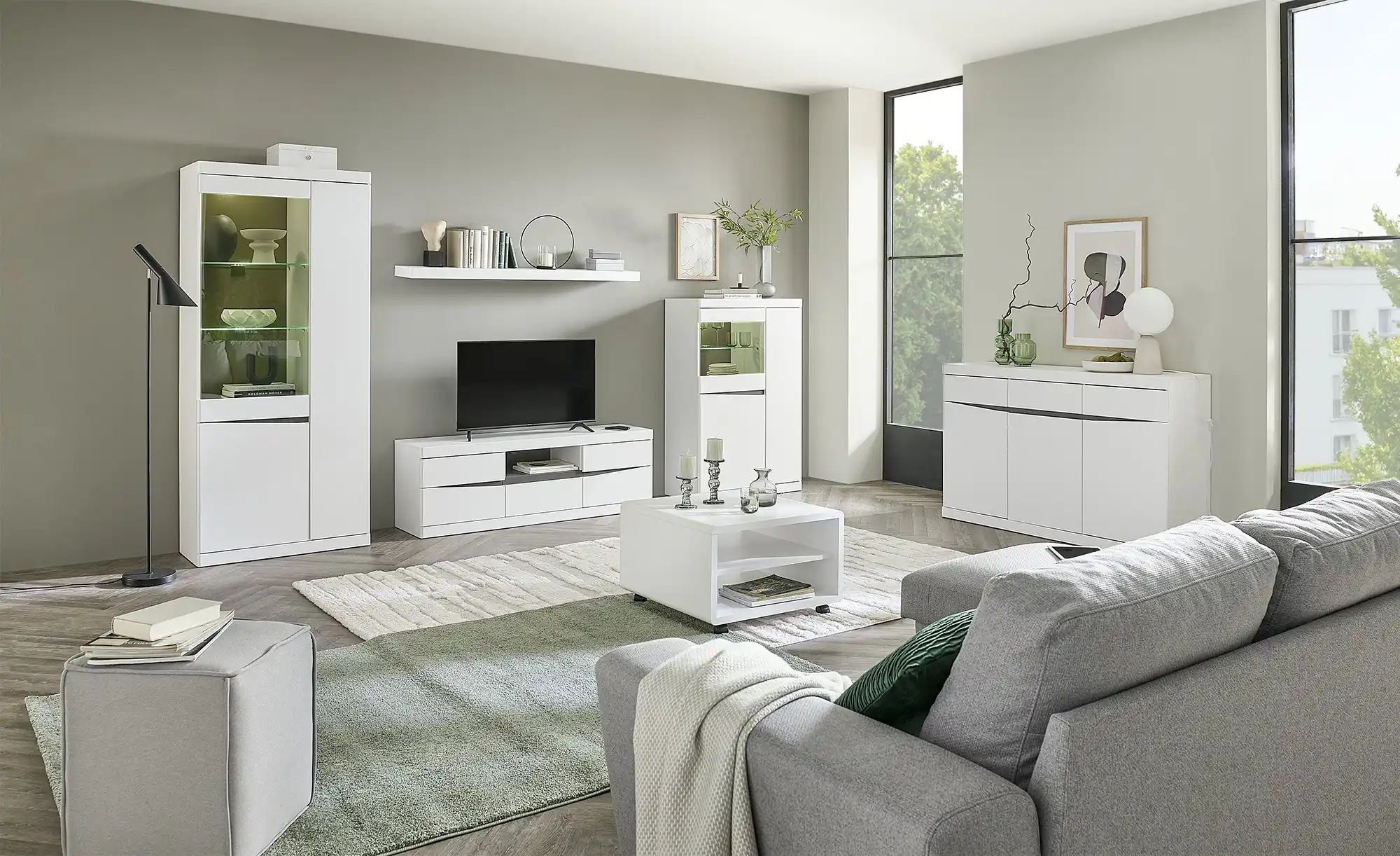 Thumbnail - Wandboard  Turino Neo ¦ weiß ¦ Maße (cm): B: 150 H: 6 T: 25.0 Regale > Wandboards - Höffner